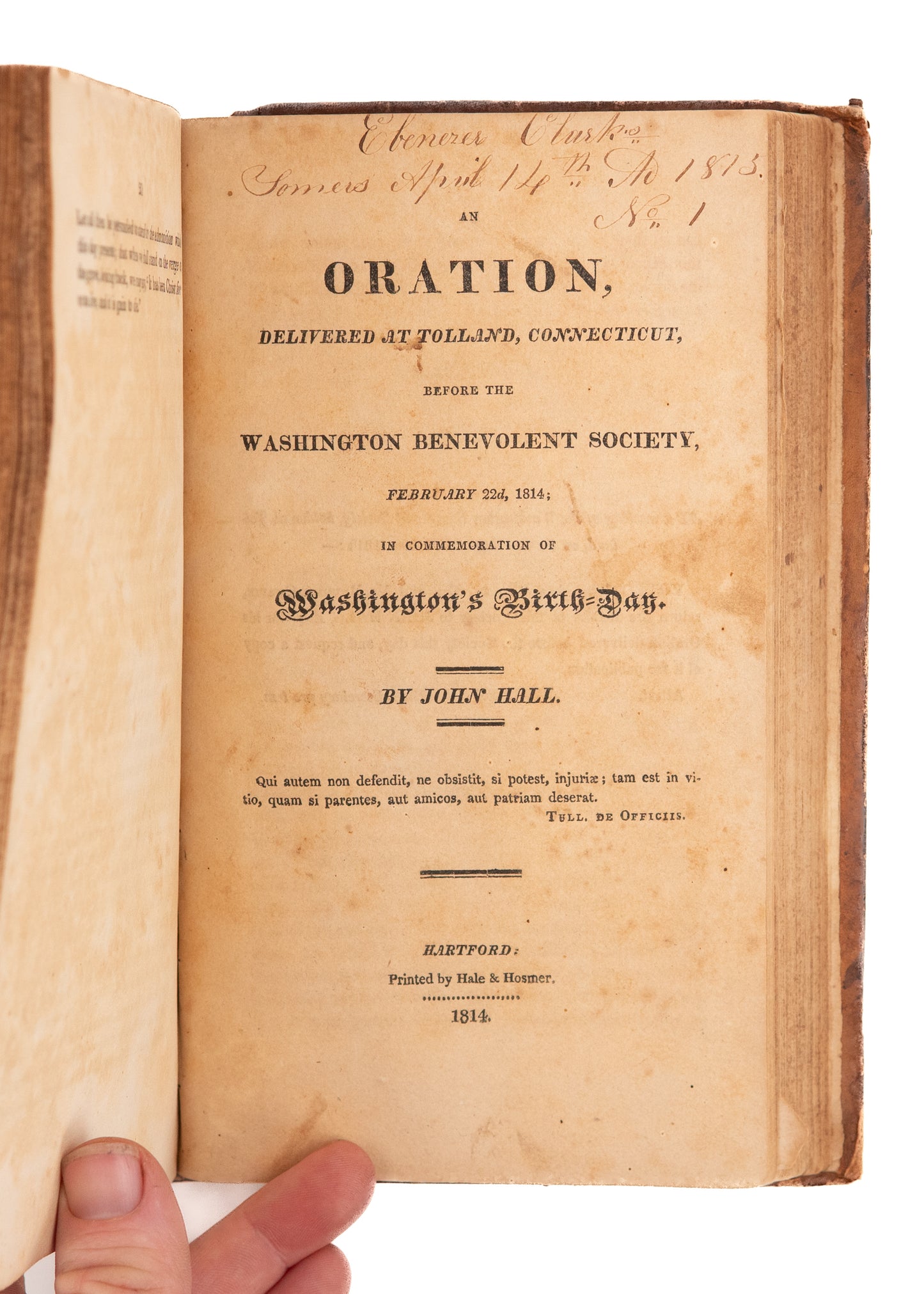1801-1826 ADONIRAM JUDSON - FREEMASONRY. Sammelband of Excellent 19th Century Sermons.