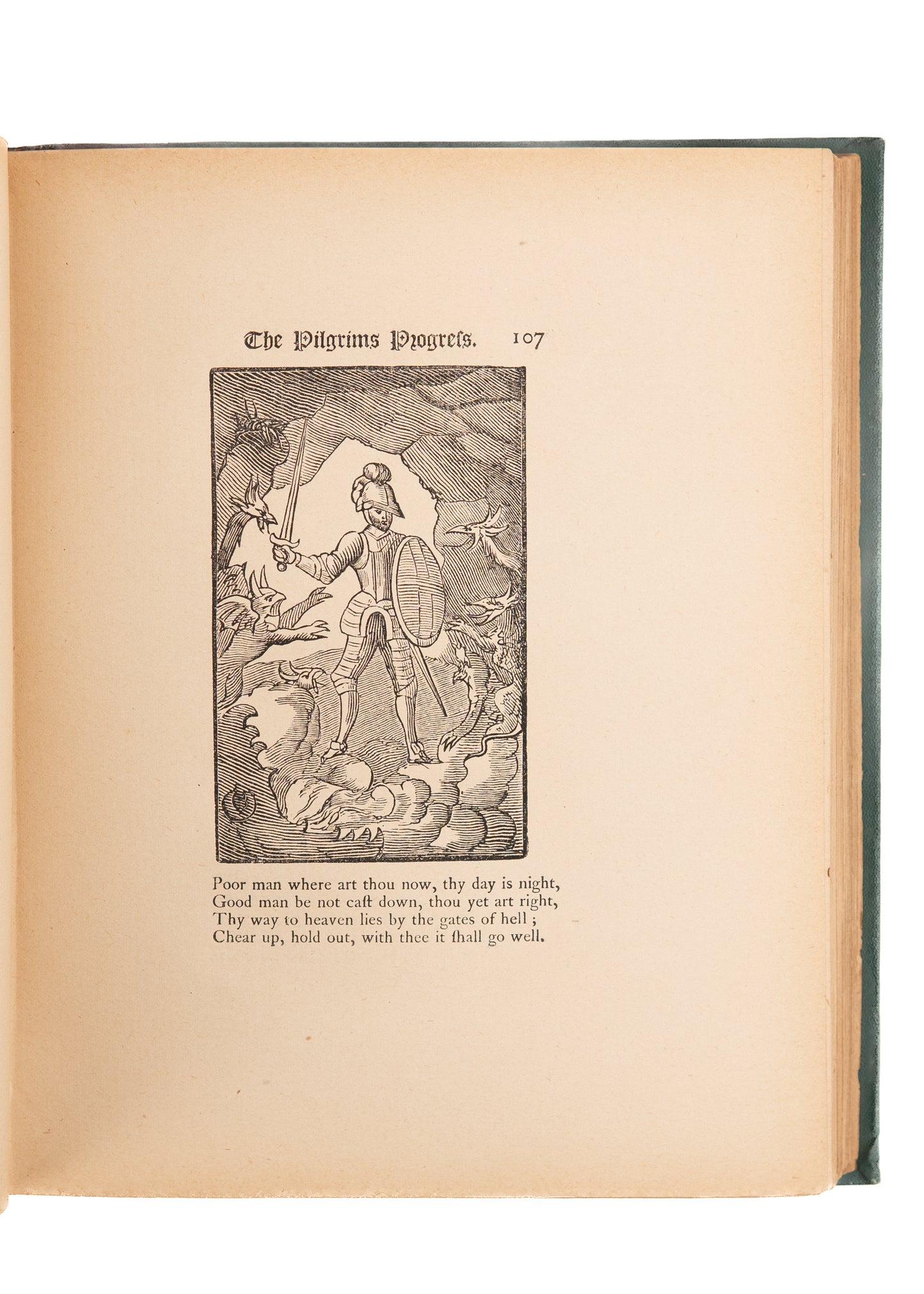 1678/1875 JOHN BUNYAN. The Pilgrim's Progress First Edition. Rare Wide-Margin Imprint