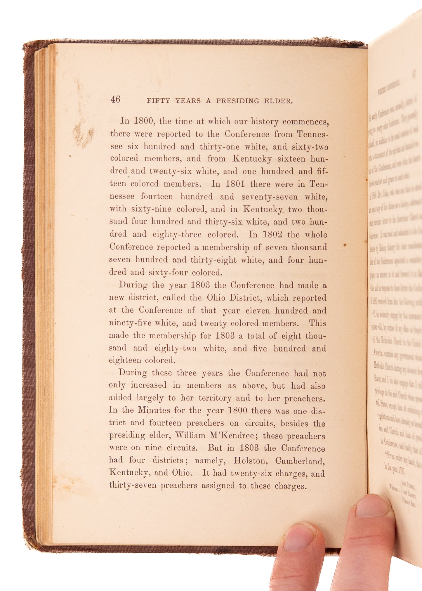 1871 PETER CARTWRIGHT. Fifty Years as a Presiding Elder. Gifted by Cartwright. Rare! Cane Ridge Revival &c.