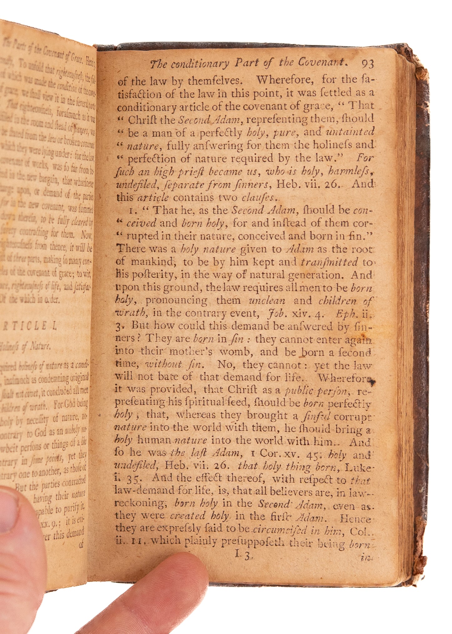 1761 THOMAS BOSTON. A View of the Covenant of Grace. Scottish Presbyterian - Puritan.