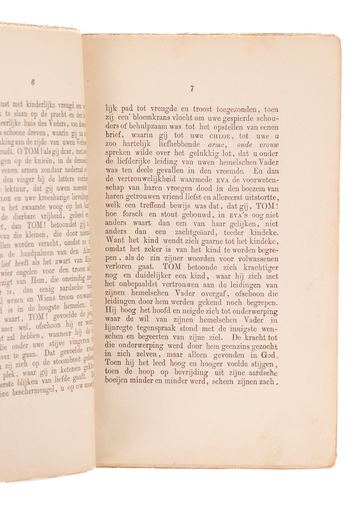 1853 UNCLE TOM's CABIN. Rarely Early Dutch Spiritualization of Uncle Tom's Cabin.