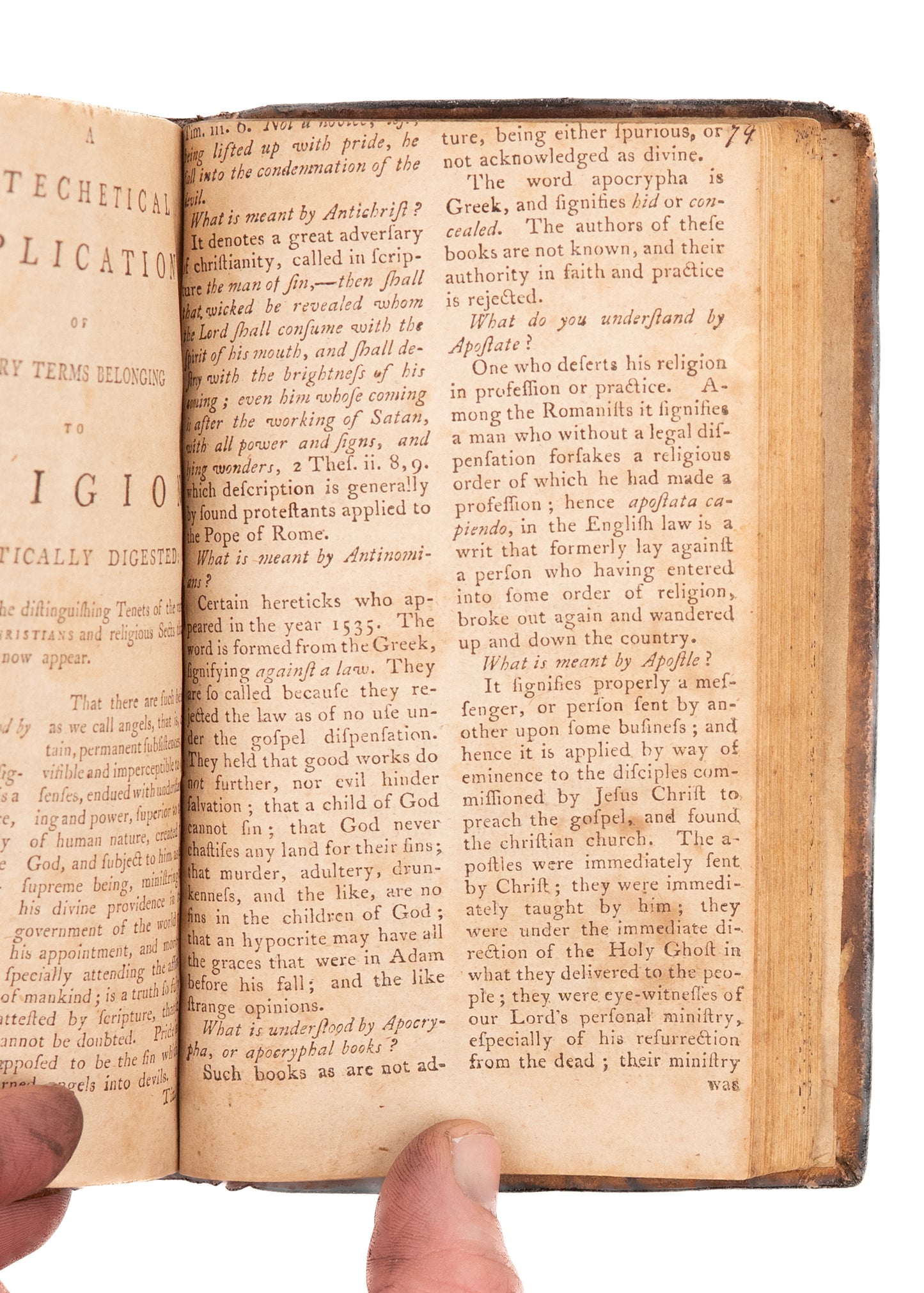 1783 EARLY AMERICAN PRIMER. One of the First Youth Primers Issued in the "United States."