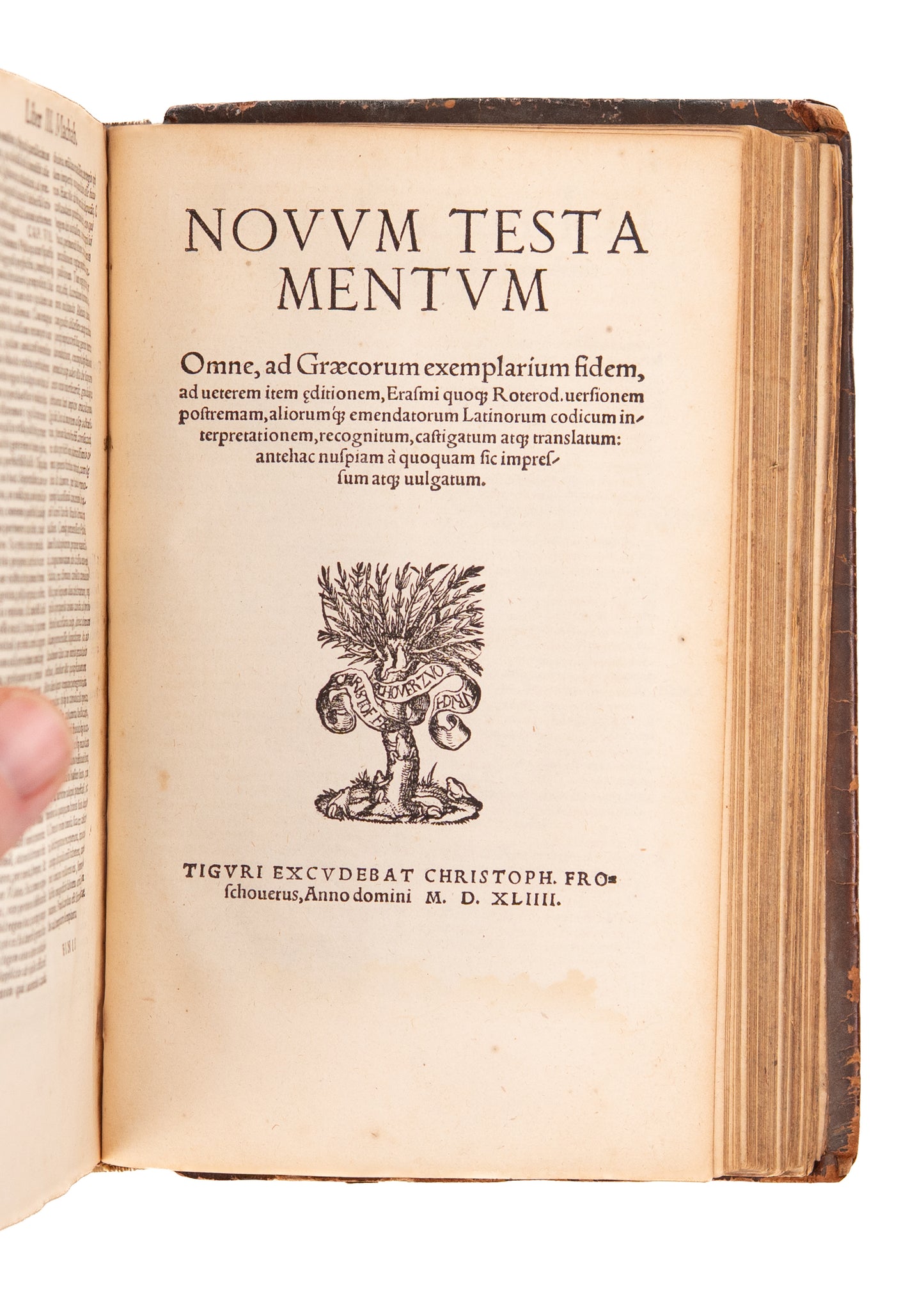 1544 ZURICH REFORMATION BIBLE. First Latin Edition of the Reformation Text for Swiss Reformation.