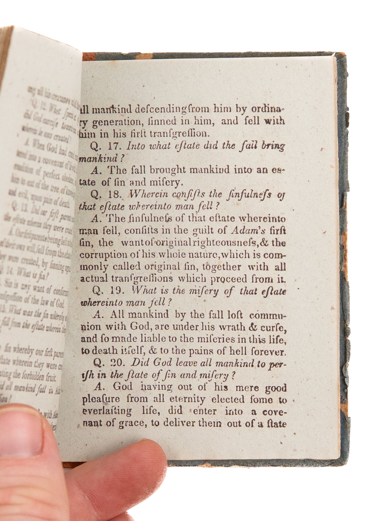 1777 / 1843 NEW ENGLAND PRIMER. Early and Fine Facsimile of 18th Century Primer by Cotton.