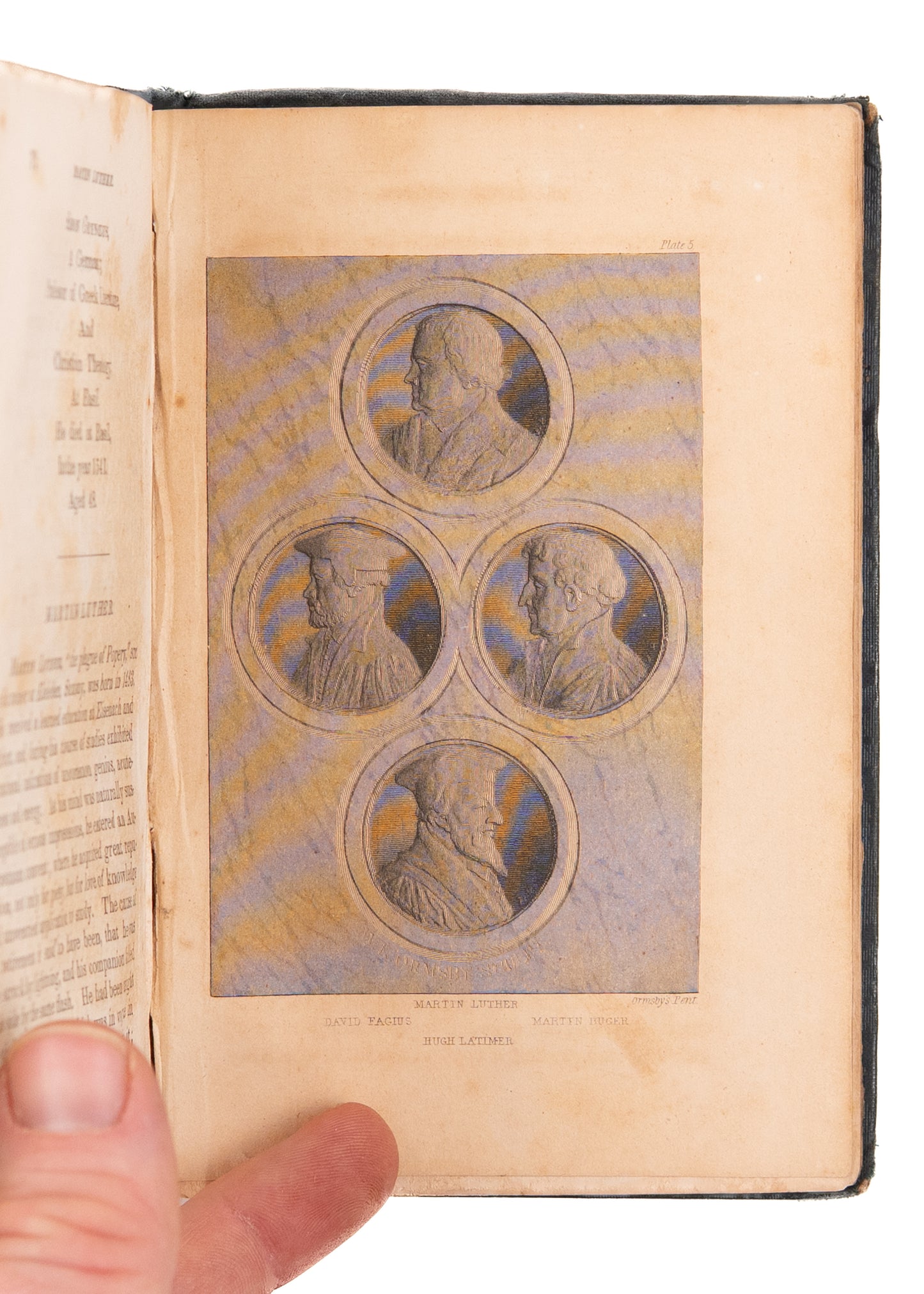 1835 REFORMATION PORTRAITS. Portraits of the Principal Reformers of the 16h Century. Wiclif, Huss, Zwingle, Calvin, &c.