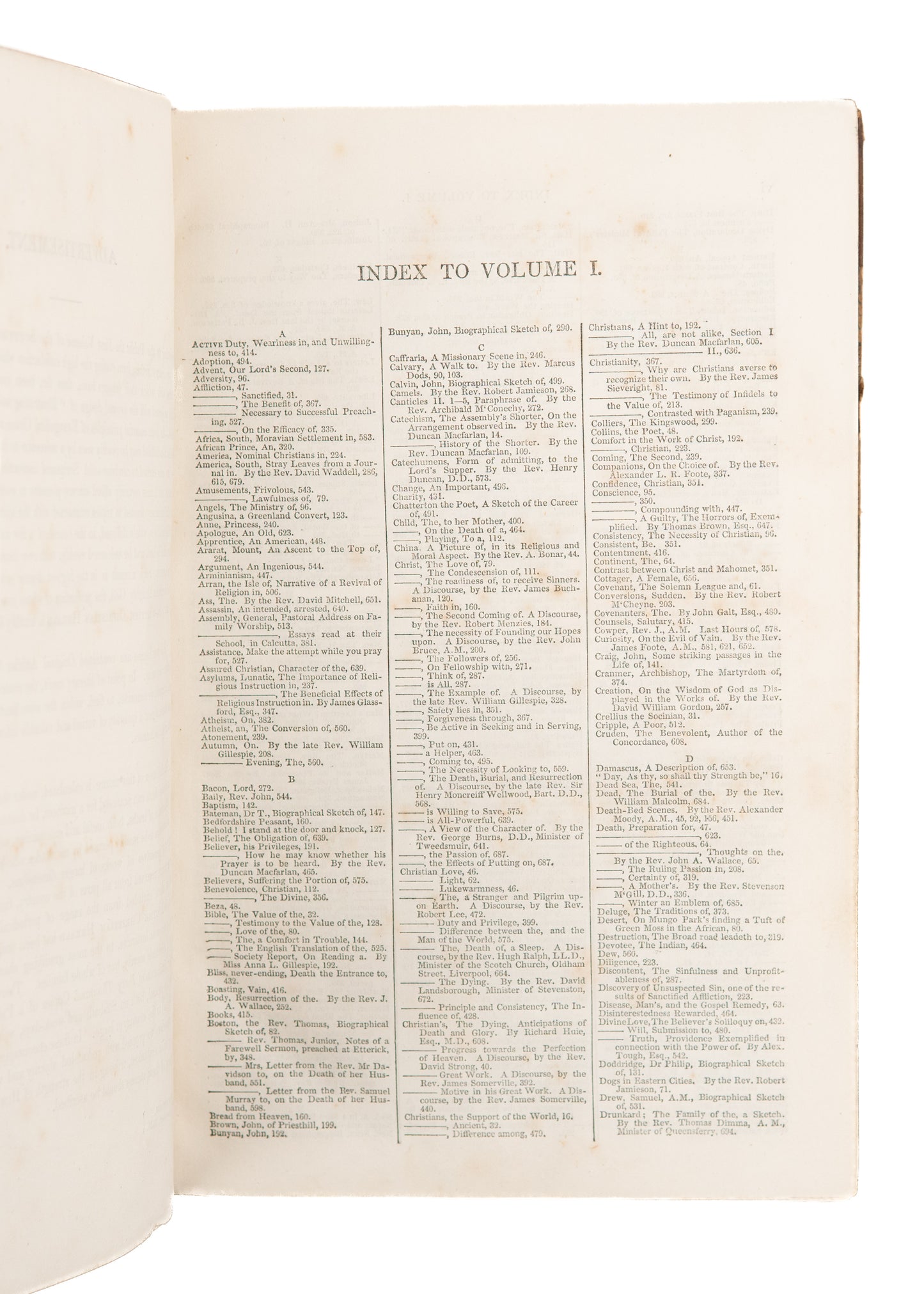 1836 SCOTTISH CHRISTIAN HERALD. M'Cheyne, Covenanters, Horatius Bonar, Revivals, &c.