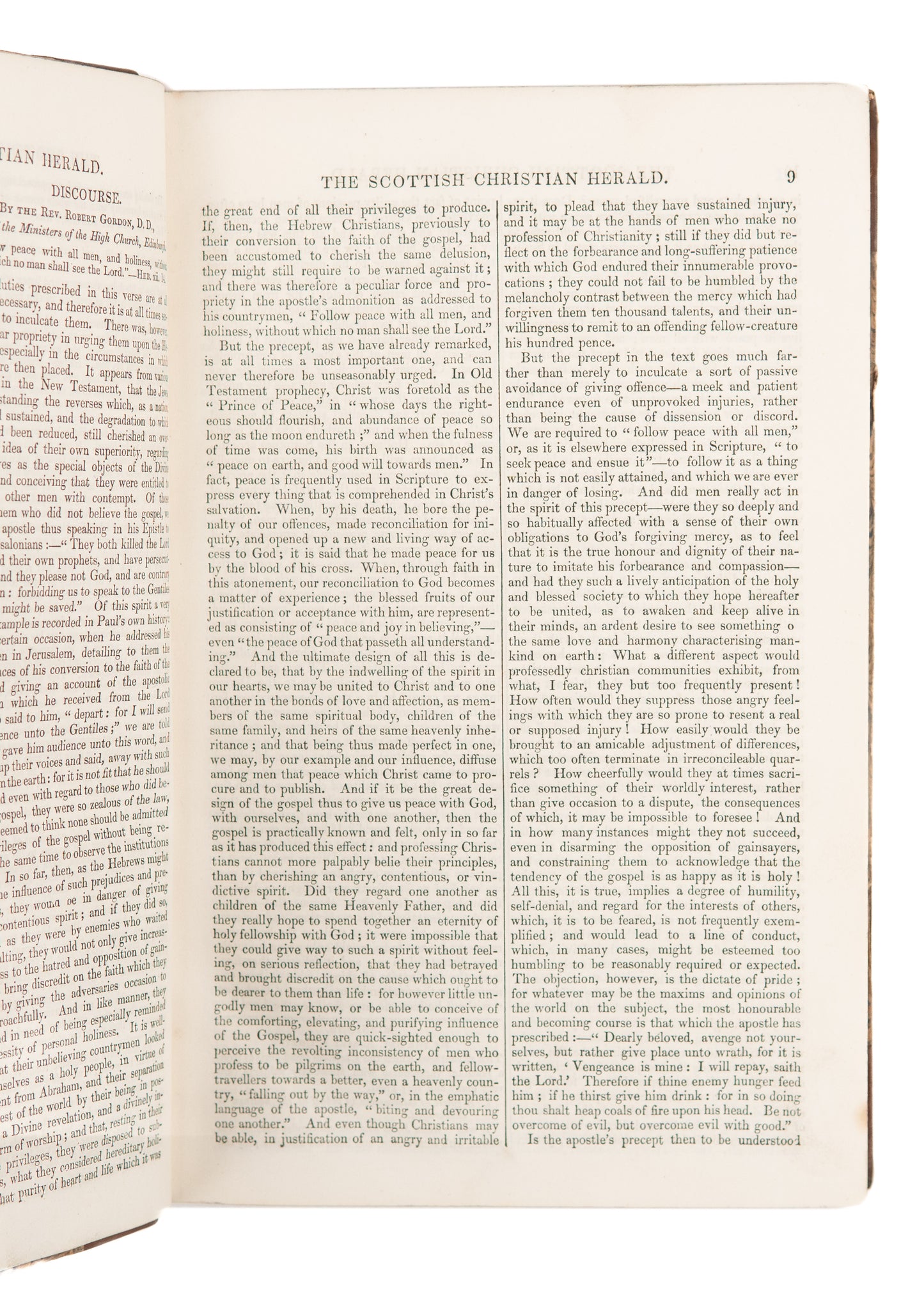 1836 SCOTTISH CHRISTIAN HERALD. M'Cheyne, Covenanters, Horatius Bonar, Revivals, &c.