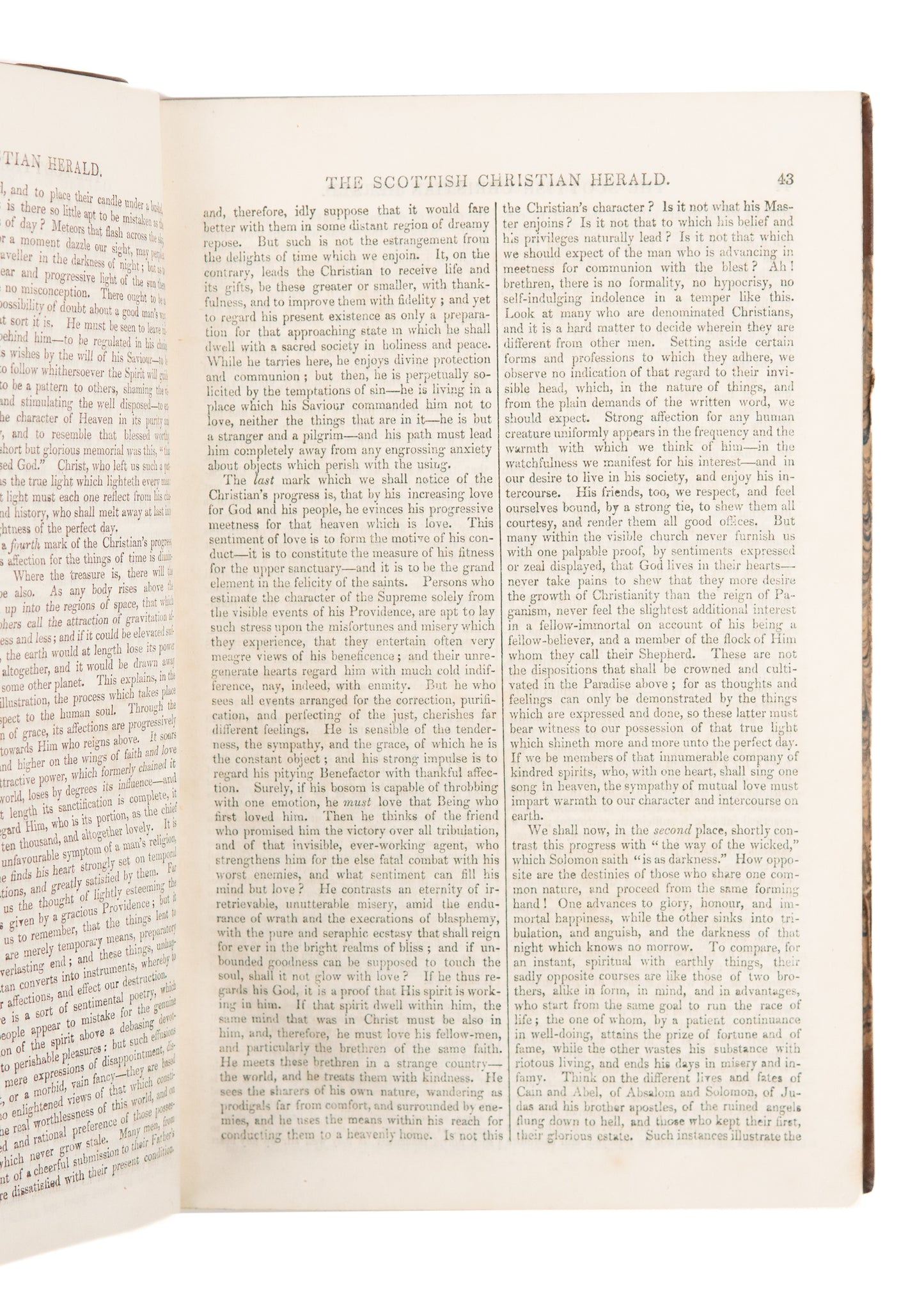 1836 SCOTTISH CHRISTIAN HERALD. M'Cheyne, Covenanters, Horatius Bonar, Revivals, &c.
