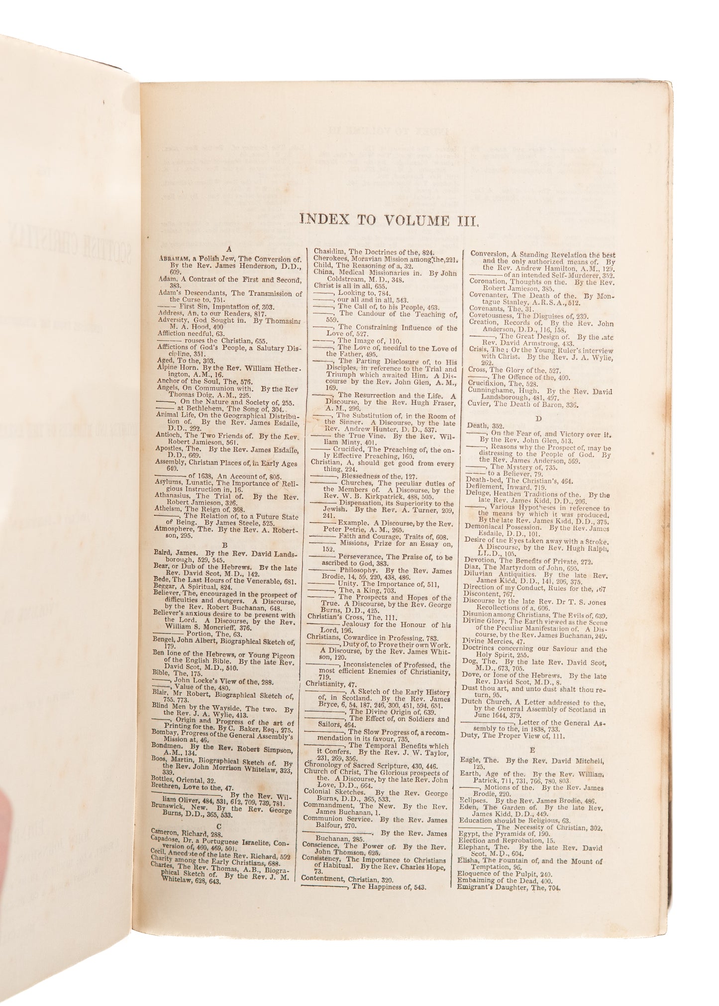 1838 SCOTTISH CHRISTIAN HERALD. M'Cheyne, Covenanters, Horatius Bonar, Revivals, &c.