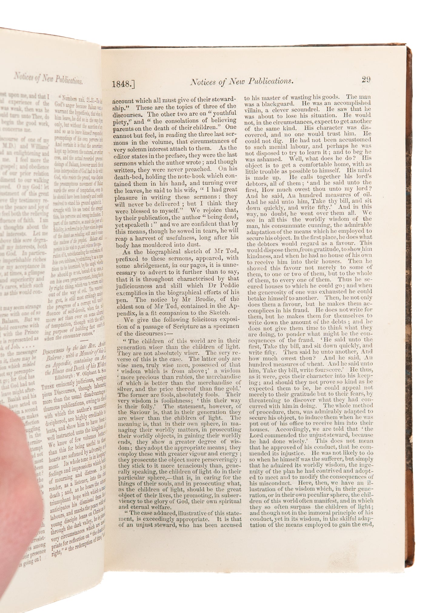 1848 UNITED PRESBYTERIAN MAGAZINE. Slavery, Abolition, Revival, Hawaii, Missions, &c.