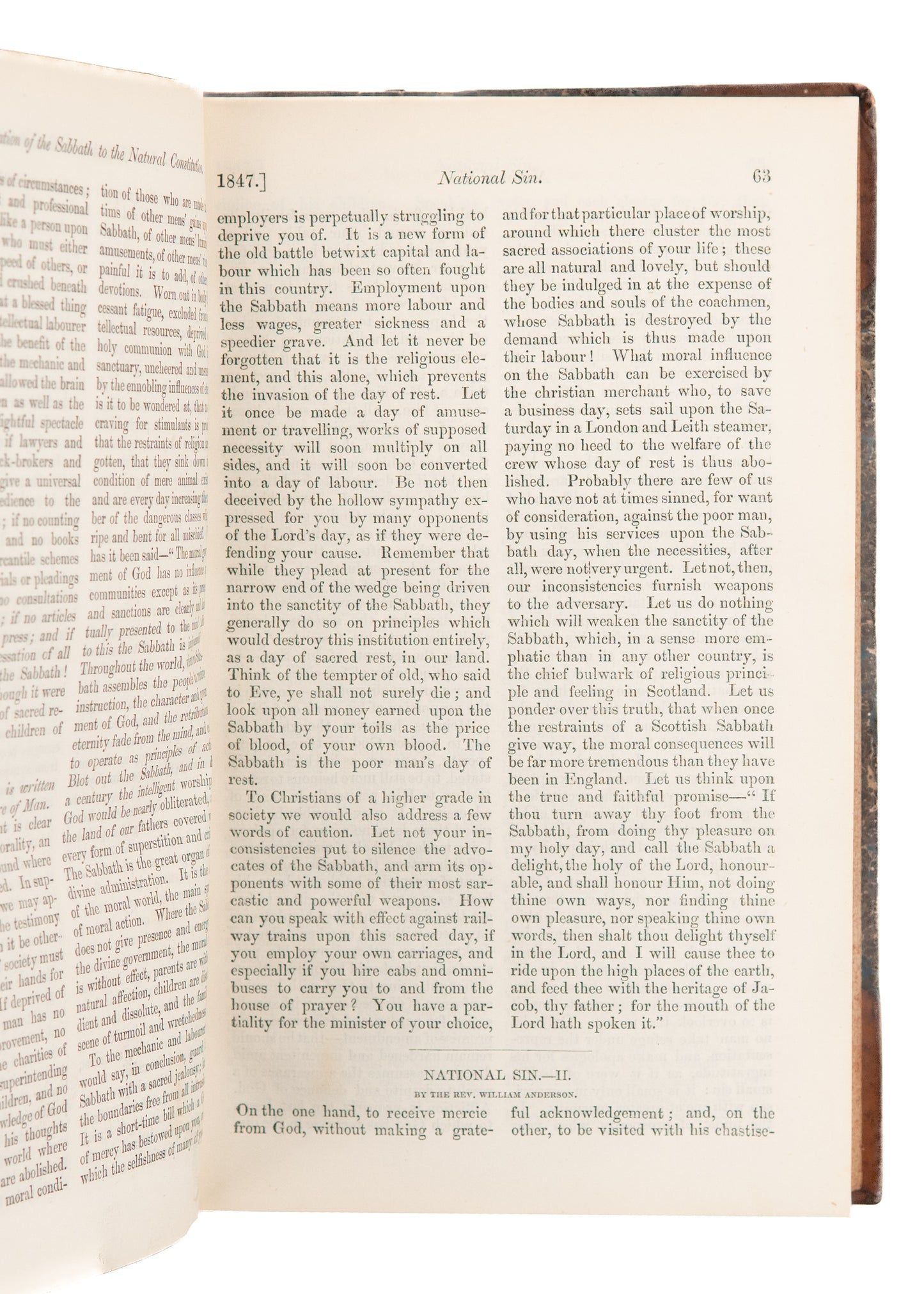 1847 UNITED PRESBYTERIAN MAGAZINE. Slavery, Hawaii, Psalmody, George Whitefield.