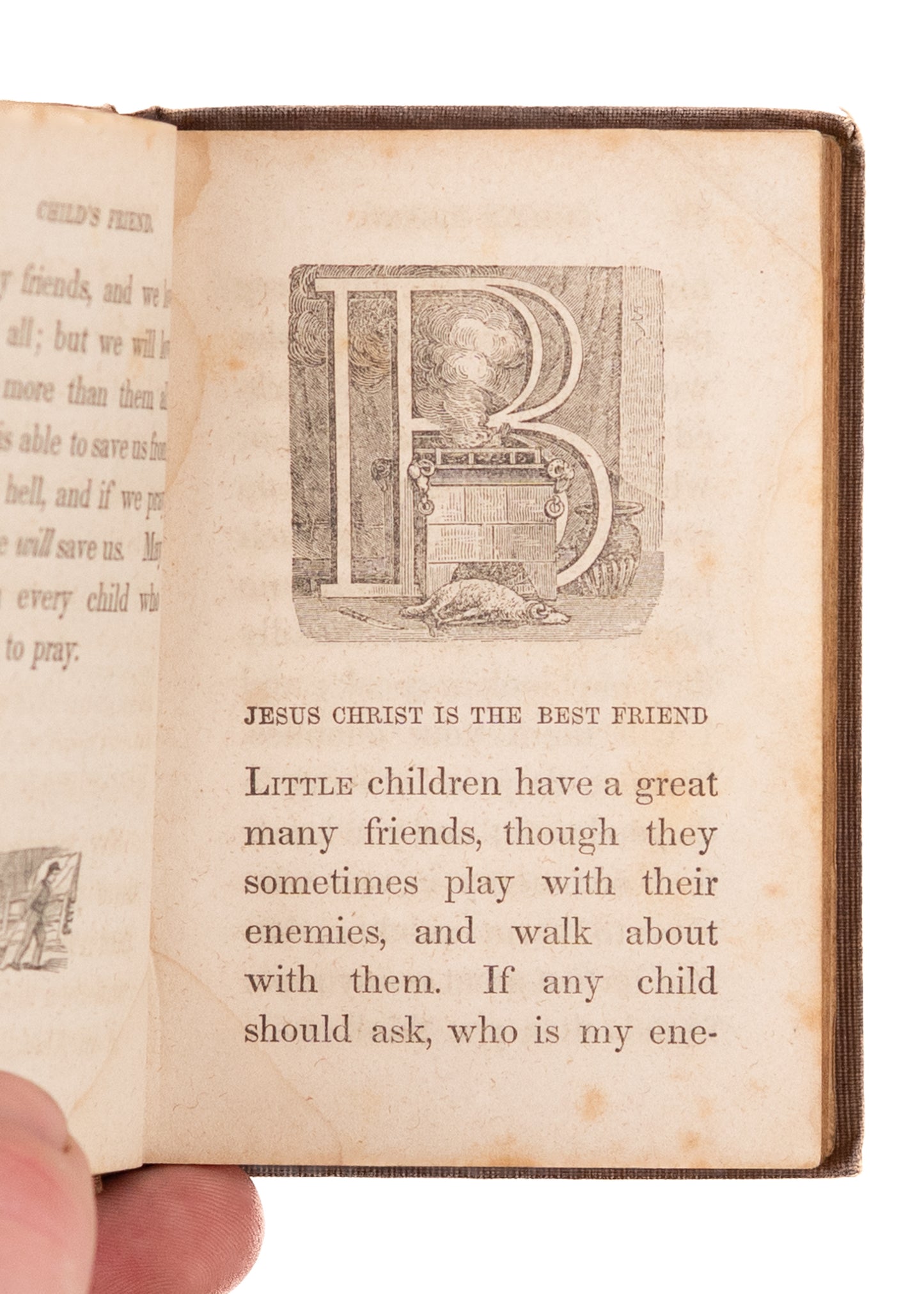 1849 D. P. KIDDER. The Child's Friend. An Illustrated, Alphabetic Primer of Devotion for Children.
