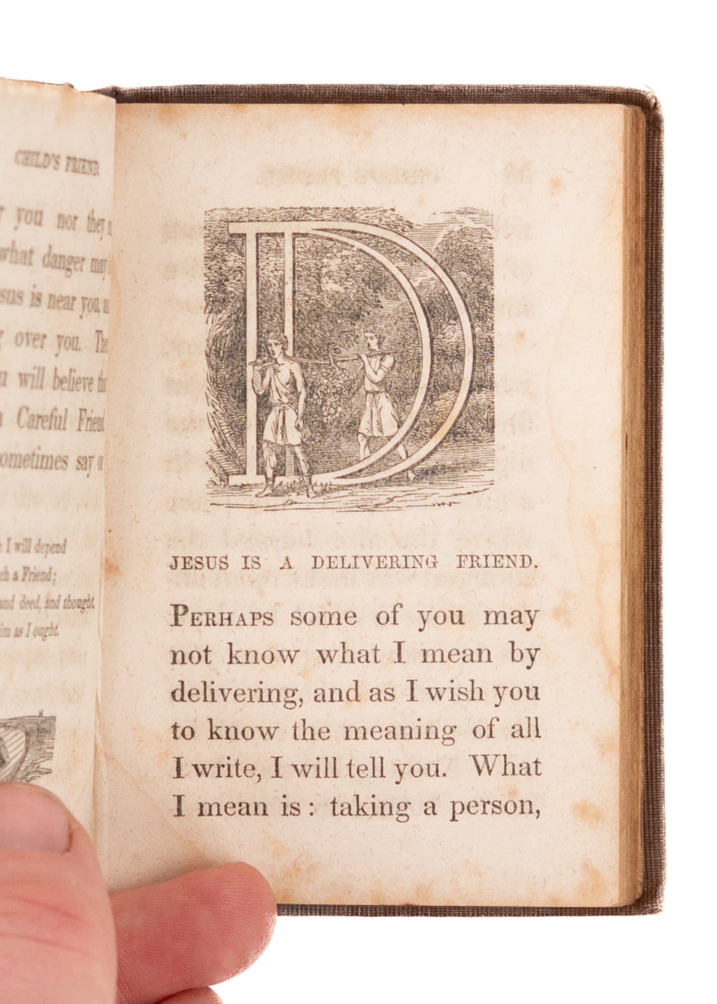 1849 D. P. KIDDER. The Child's Friend. An Illustrated, Alphabetic Primer of Devotion for Children.