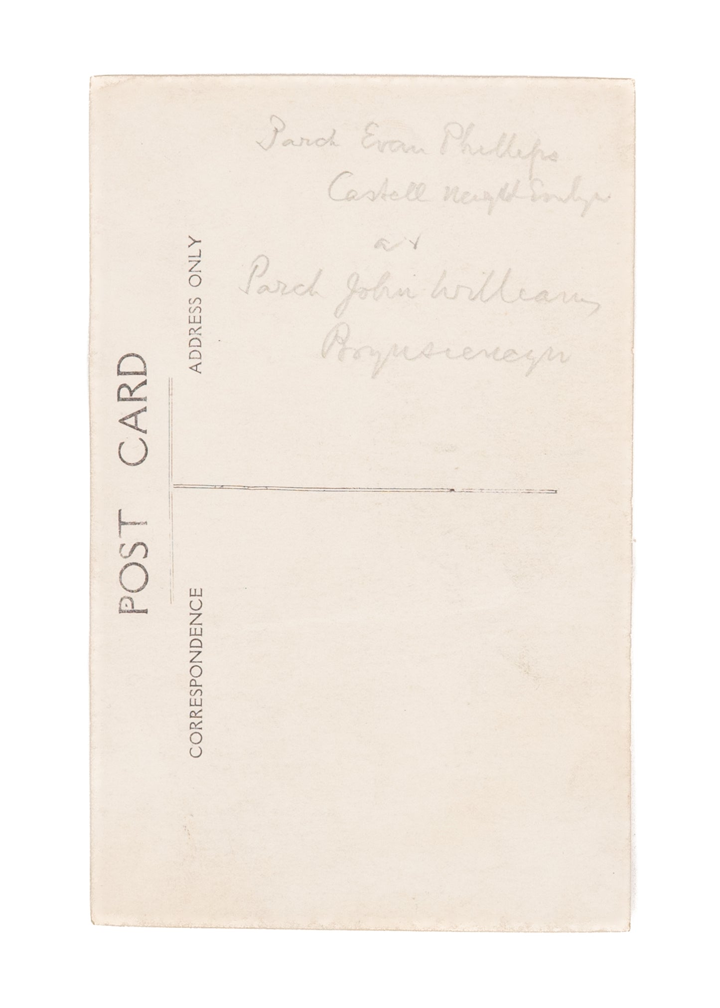 1904 WELSH REVIVAL. RPPC of Evan Phillips and John Williams - Elder Statesmen of the Welsh Revival.