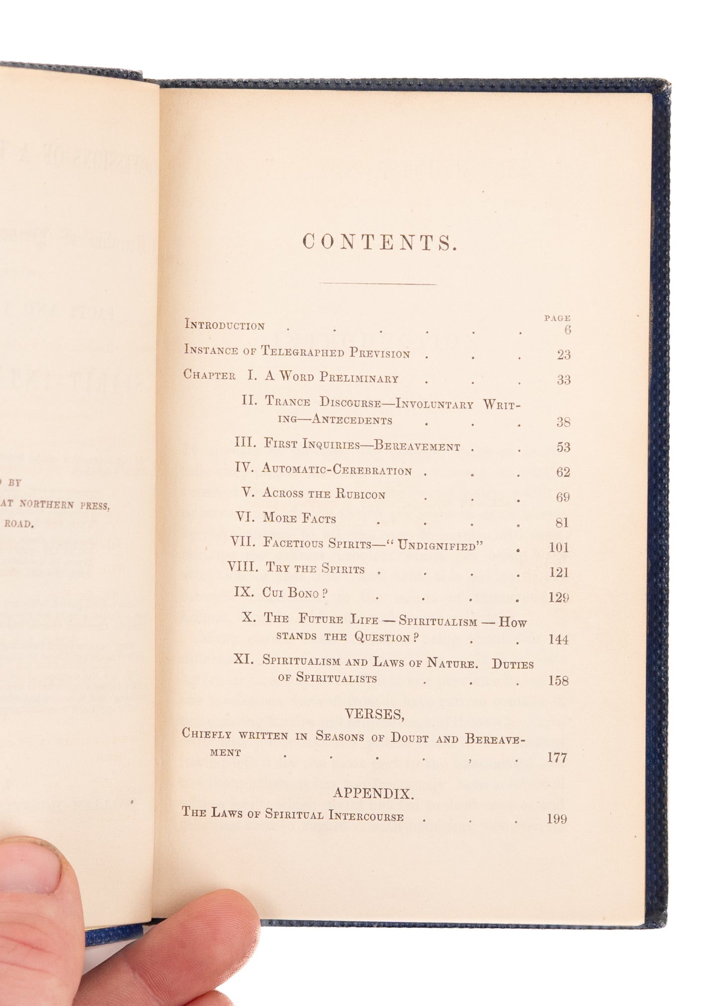 1859 THOMAS SHORTER. Confessions of a Truth Seeker. Rare Christian Spiritualist - Seances, &c.