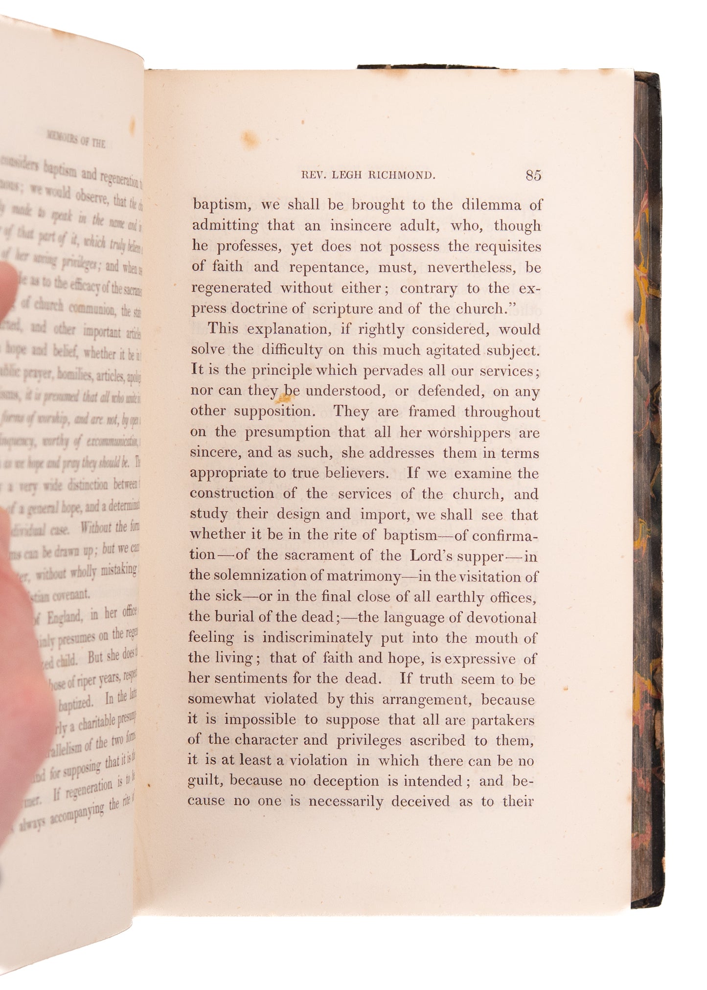 1828 LEGH RICHMOND. Memoir of an Abolitionist and a Godly Divine - w/Autograph MSs.