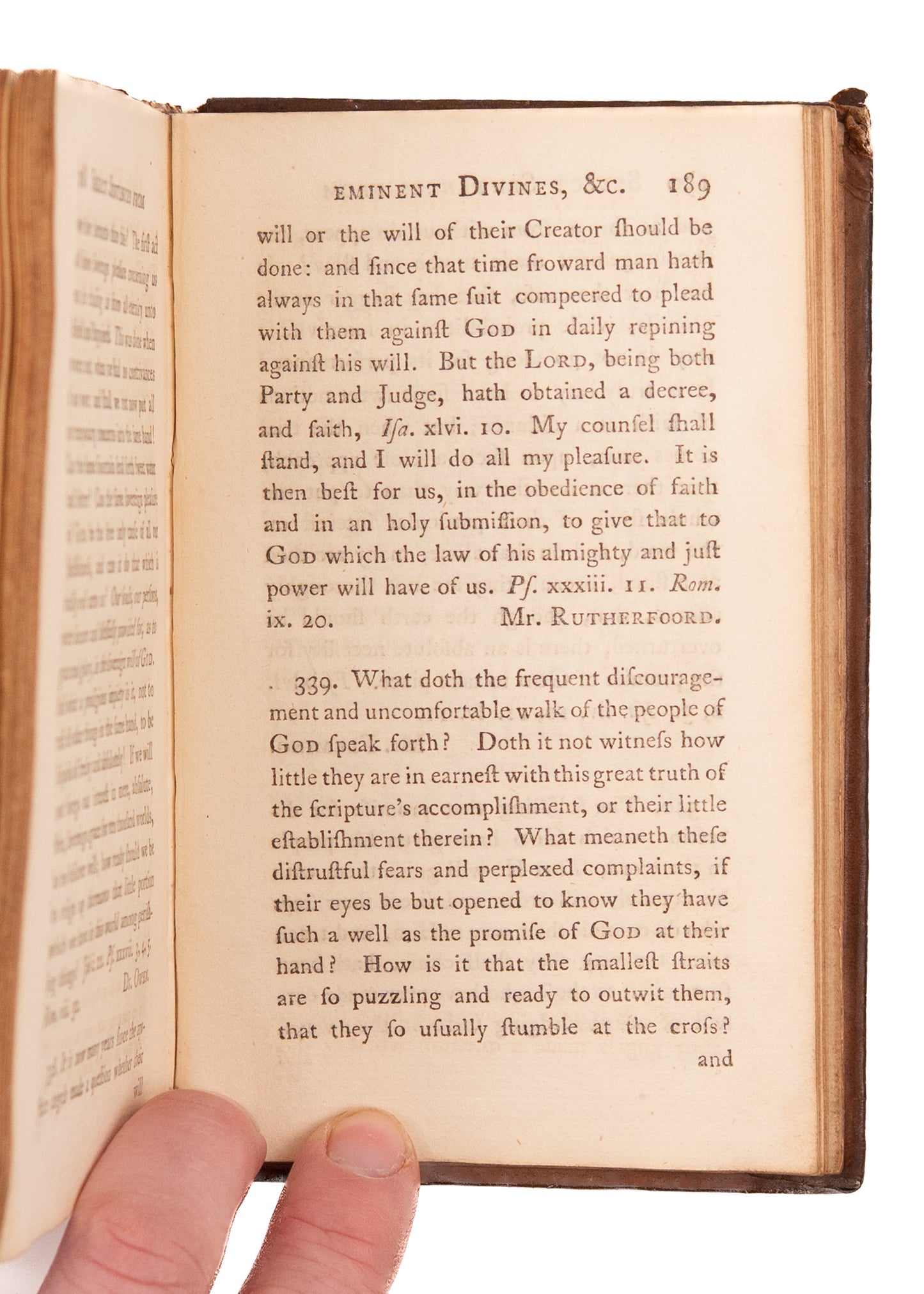 1768 PURITAN & REFORMATION GEMS. Rare Select Sentences from Eminent Non-Conformist Divines