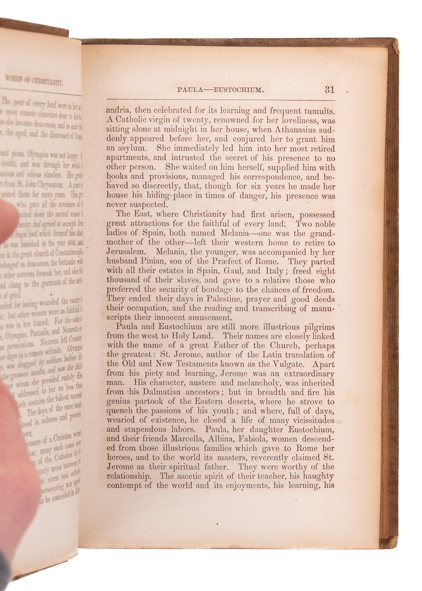1852 FEMALE PIETY. Women of Christianity Exemplary for Acts of Piety and Charity. Early Church to 19th Century.