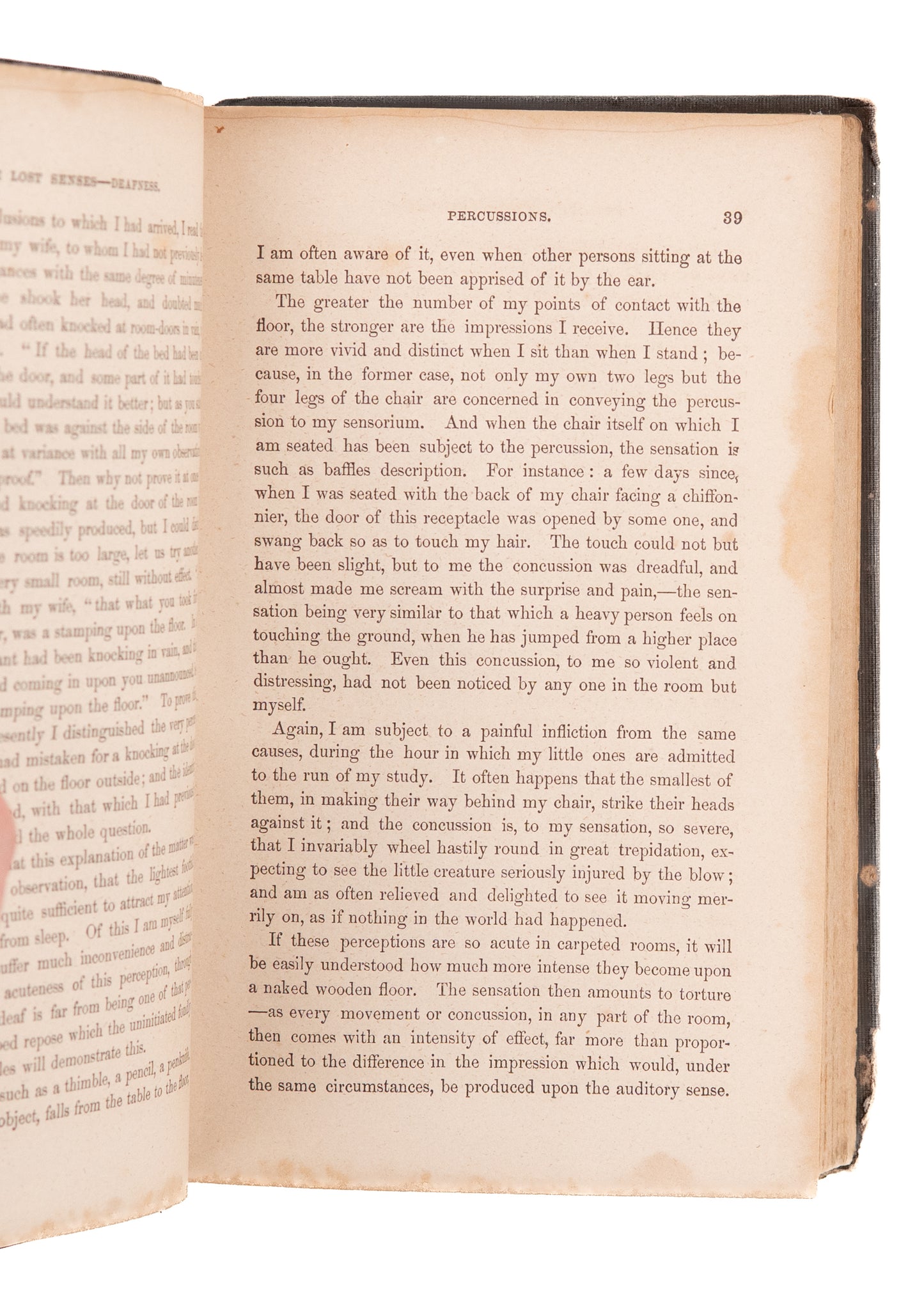 1852 JOHN KITTO. The Lost Senses. Deafness and Blindness. Rare American Edition.