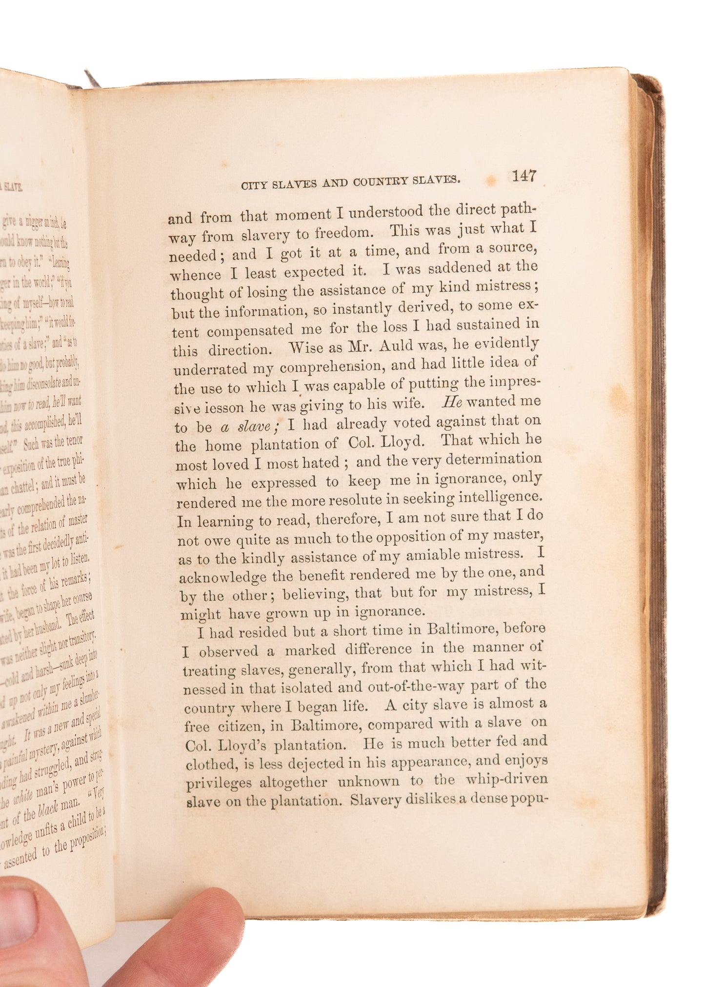 1855 FREDERICK DOUGLASS. What to the Slave is the Fourth of July. My Bondage. First Edition.