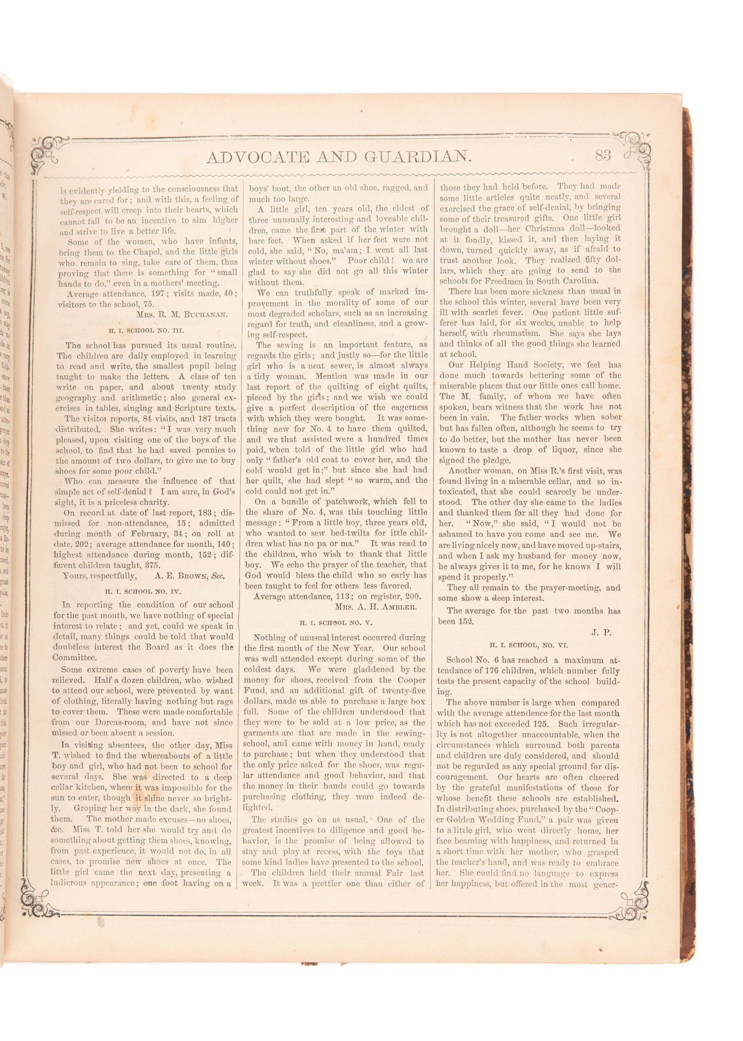 1867-1870 FEMALE GUARDIAN SOCIETY MAG. Civil War Widows, Prostitution, Work-Houses, Sex Trafficking, &c.