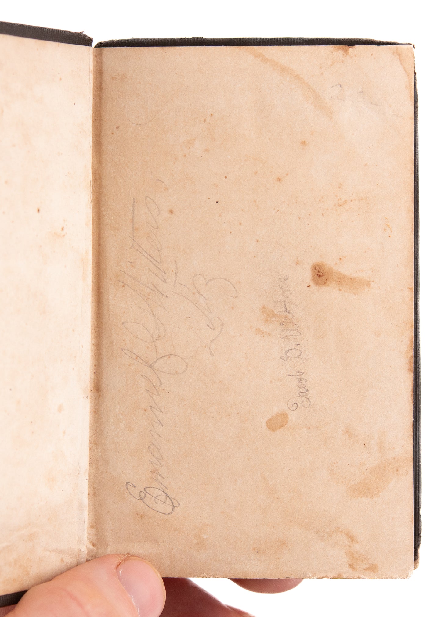 1865 CIVIL WAR. Bible belonging to Mustering Soldier, Jacob D. Witters of Pennsylvania