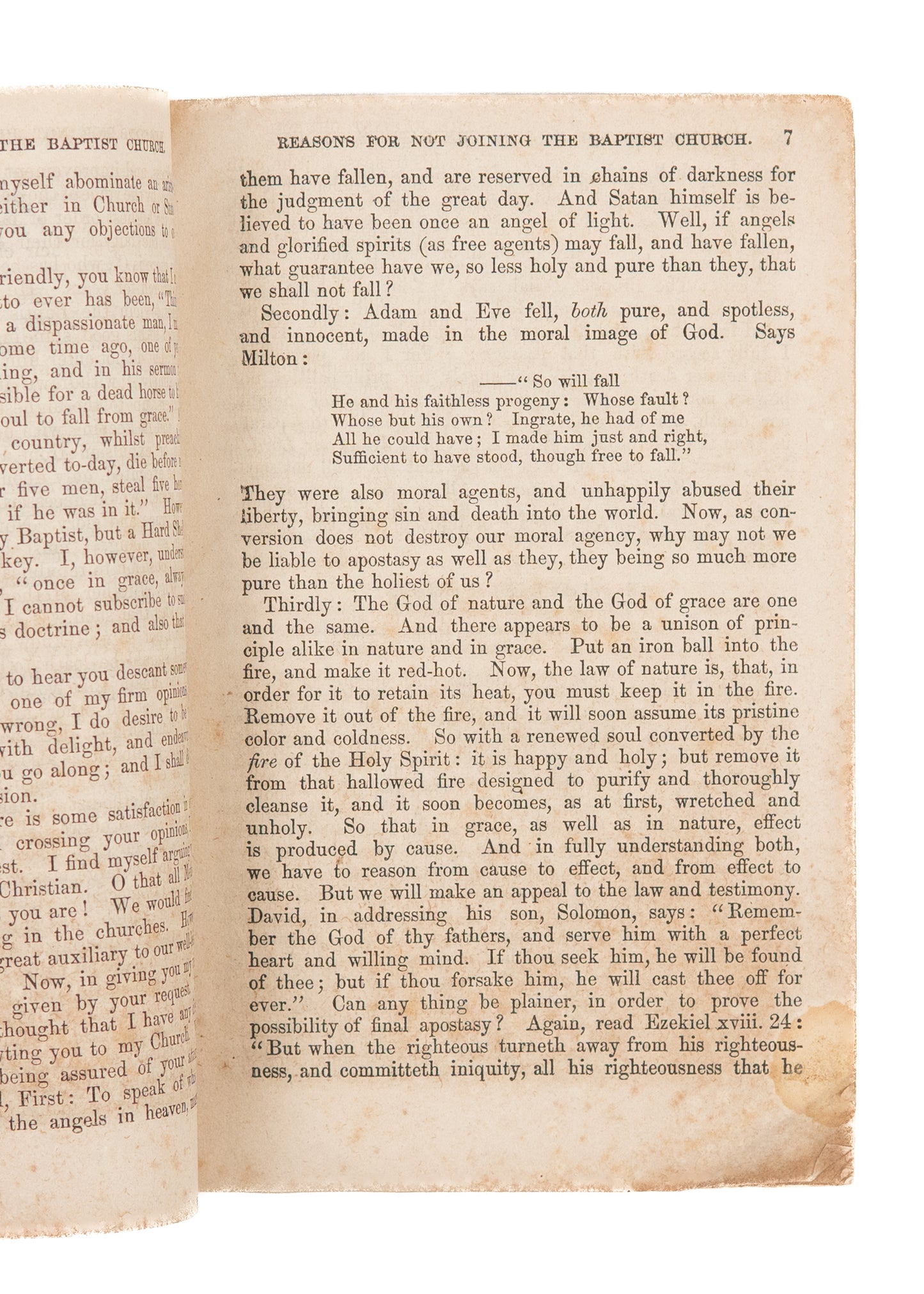 1858 JOSEPH TRAVIS. Memphis, TN Southern Methodist Anti-Baptist Work. No Example Traced.