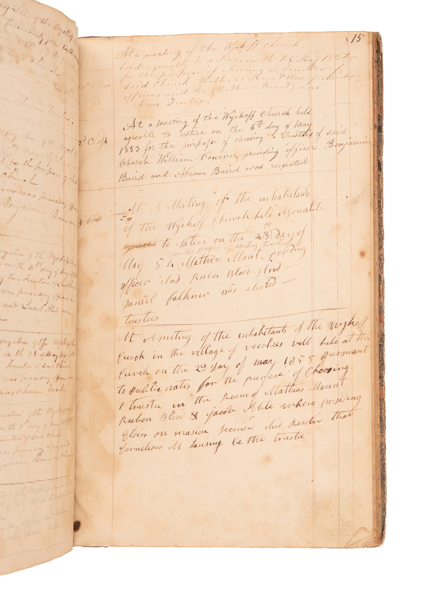 1830-1899 TRUE DUTCH REFORMED CHURCH. Original Church Founding Documents, &c.