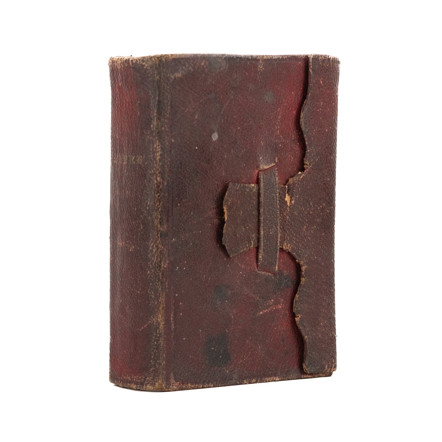 1863 THE HOLY BIBLE. Civil War Period Circuit Rider - Traveler's Bible. Wallet Style Leather.