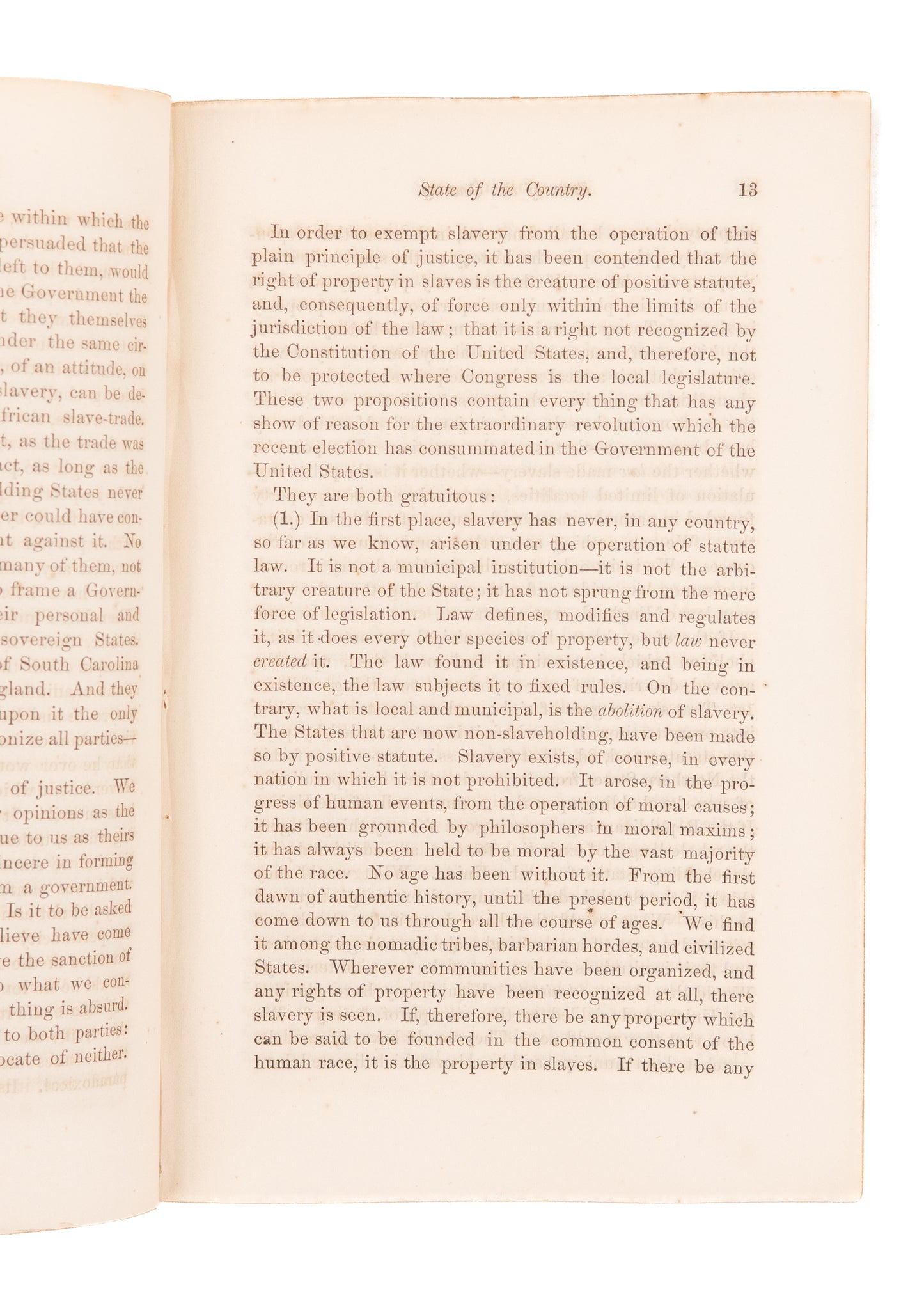 1861 J. H. THORNWELL. On the Moral Dignity of Southern Slavery & Northern Hypocrisy.
