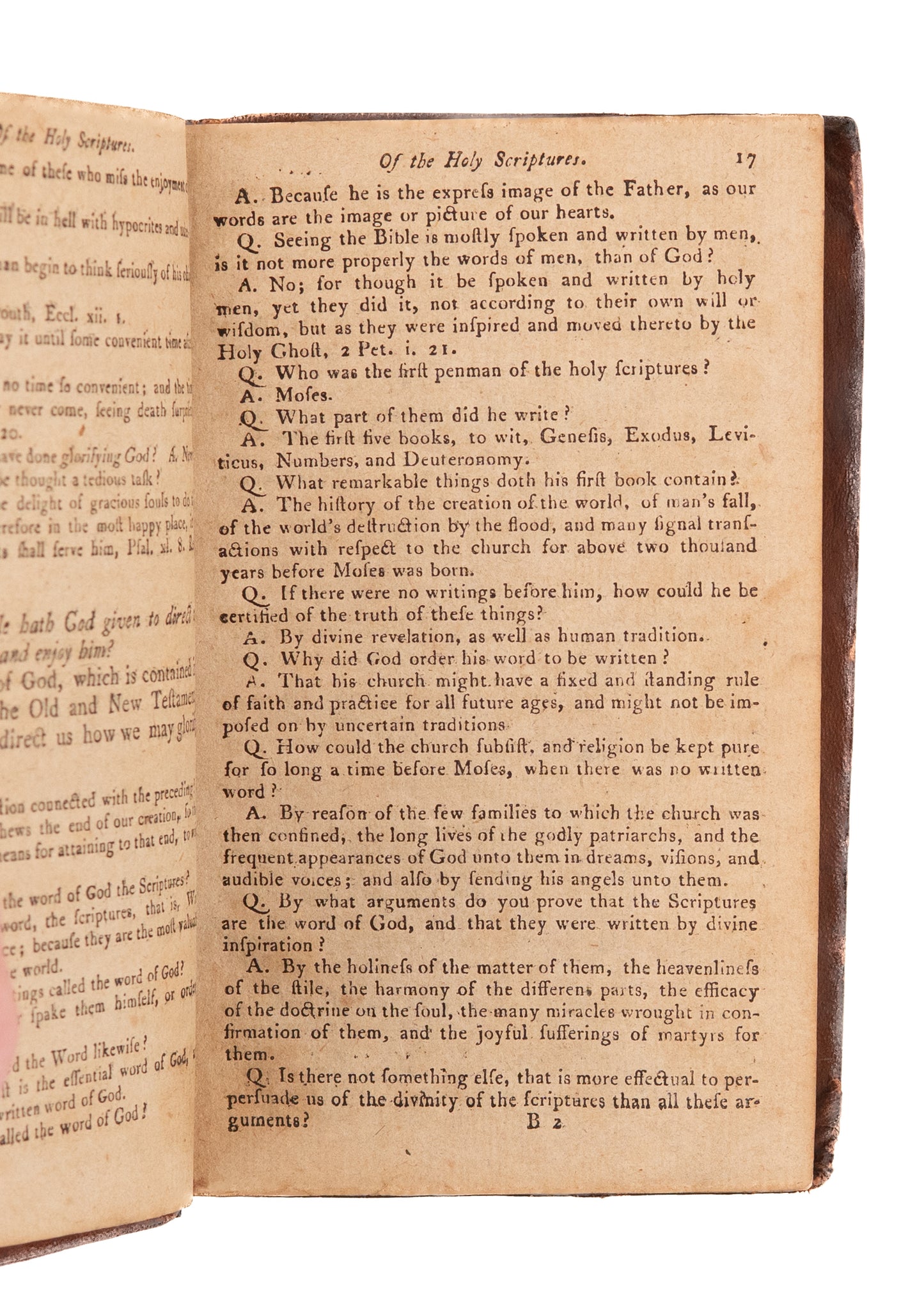 1791 JOHN WILLISON. Explanation of the Assembly's Shorter Catechism. Signed Texas Freedom Fighter!
