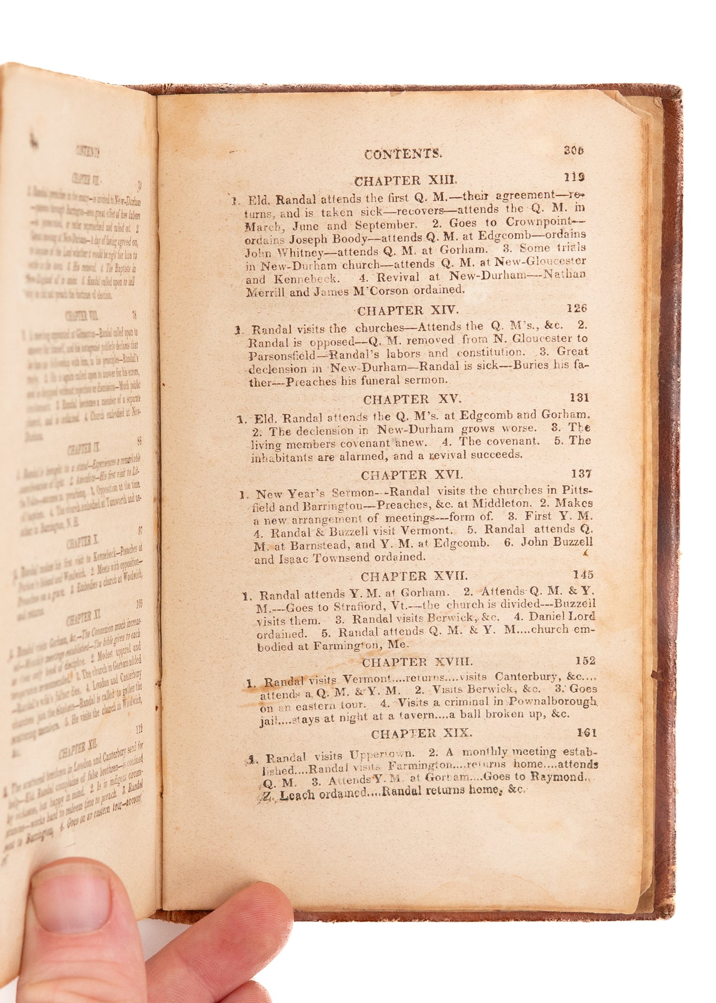 1827 FREE WILL BAPTISTS. The Life of Elder Benjamin Randal, Founder of Randall Free Will Baptists.