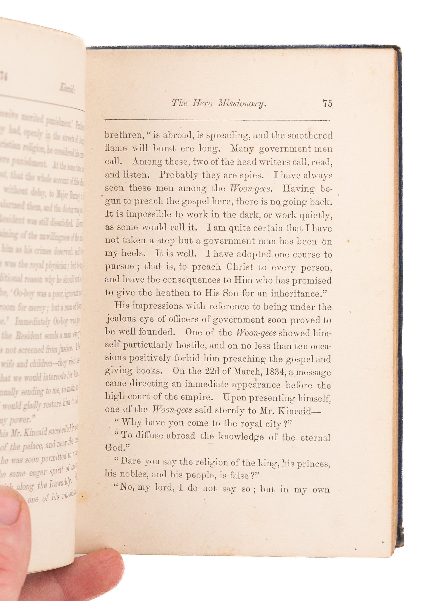 1858 ADONIRAM JUDSON. Rev. Eugenio Kincaid: The Hero Missionary. Successor to Judson.
