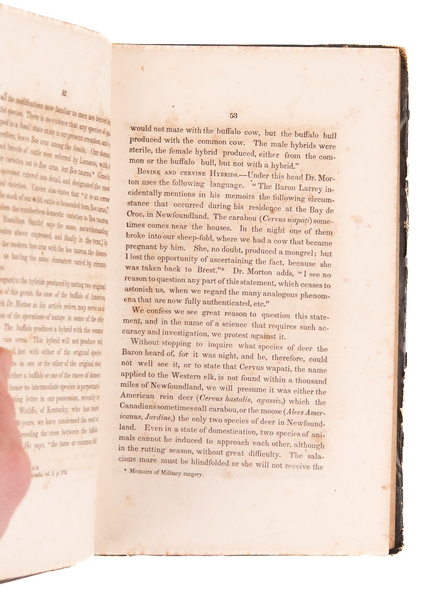 1850 SOUTHERN RACIAL SCIENCE. Lone South Carolina Naturalist Argues for Shared Humanity of Africans.