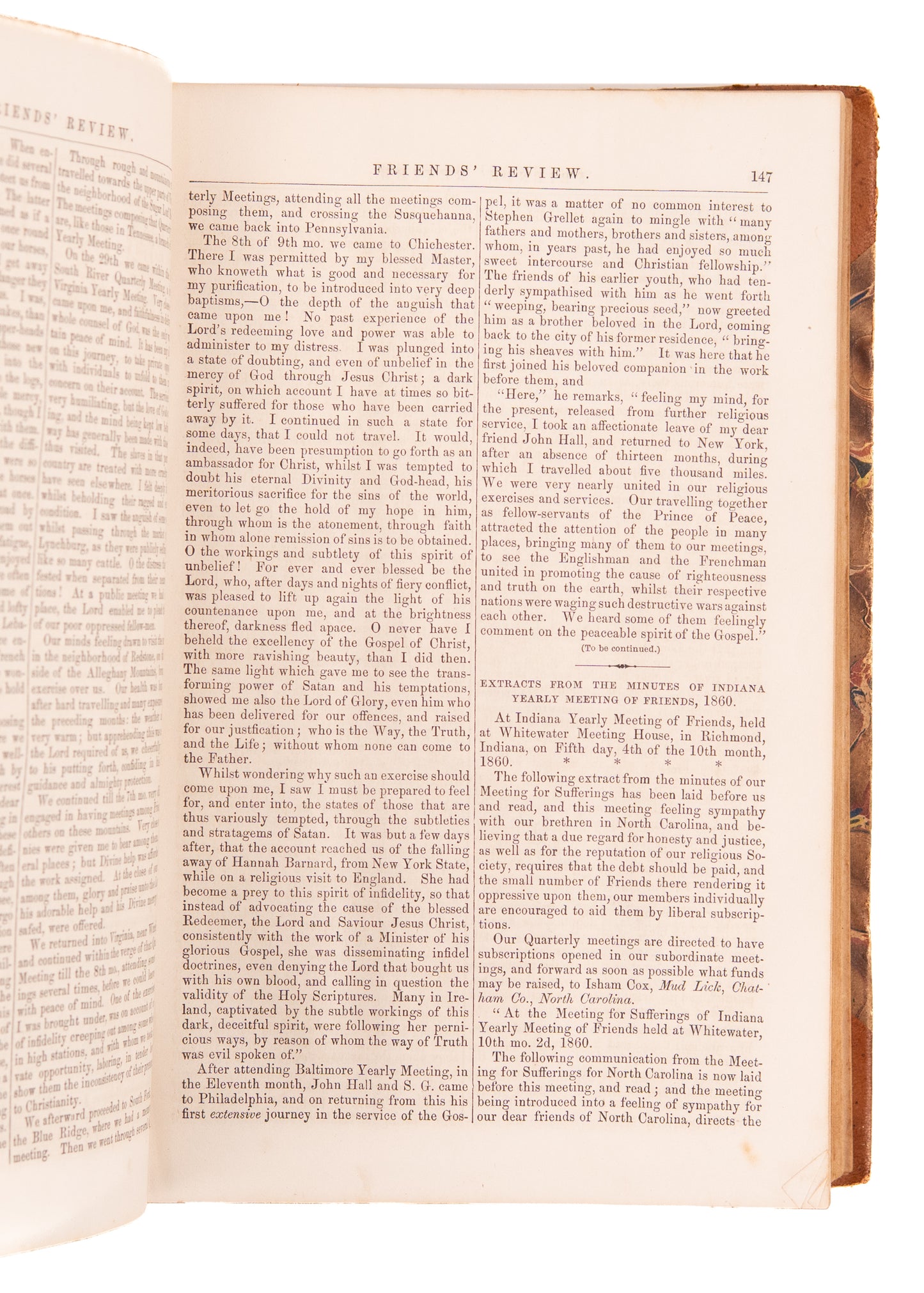 1861 FRIENDS' REVIEW. Important Civil War Periodical Reflection Christian Pacifists Views, Slavery, Abolition, etc.