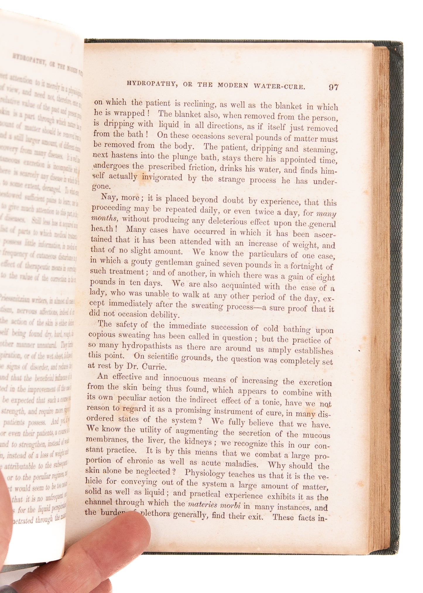 1850-51 WATER-CURE. The Water-Cure Library - Rare Alternative Medicine, Vegetarianism, Tobacco, &c.