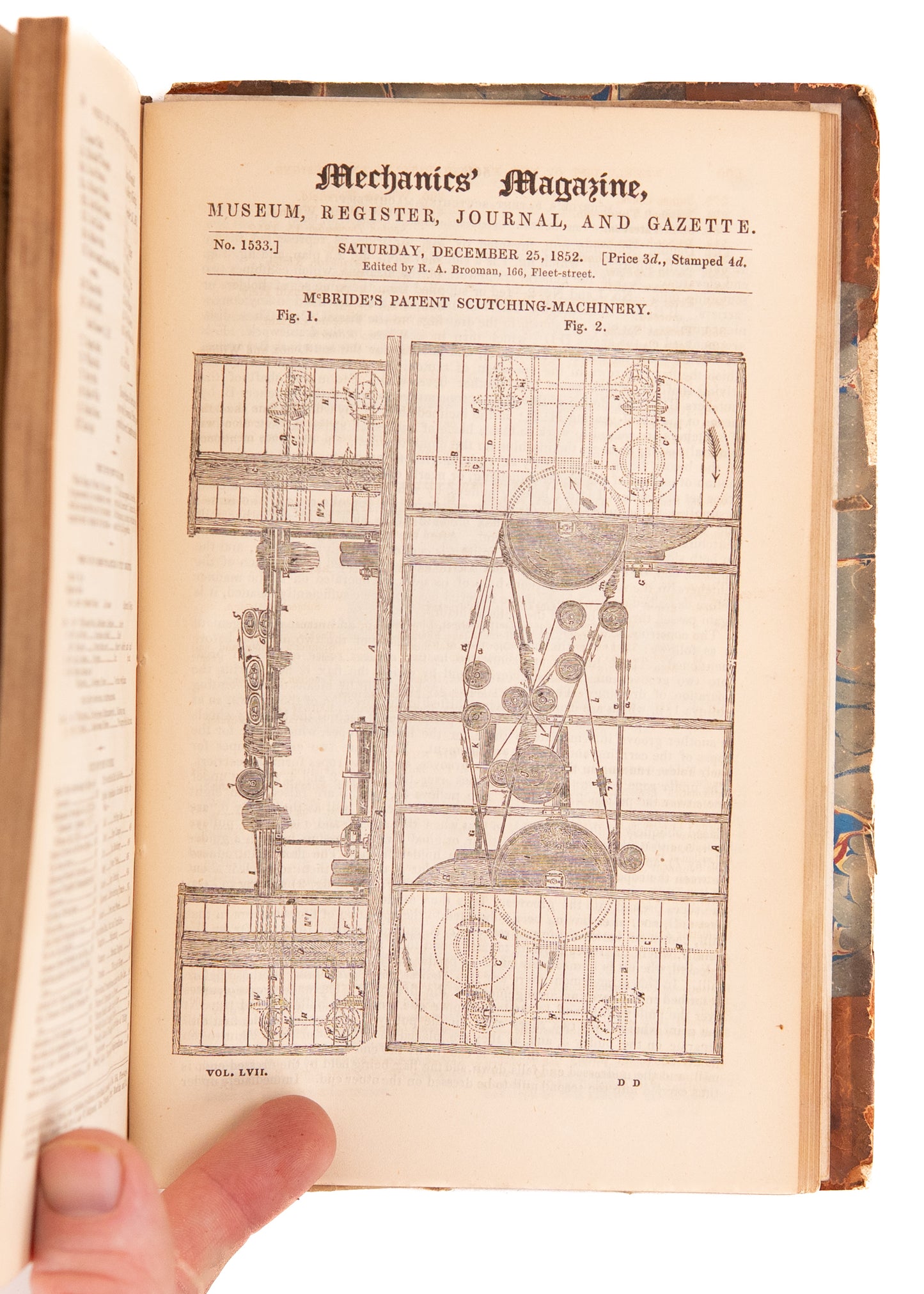 1852 THE MECHANICS MAGAZINE. Gatling Gun, Patent Law, Flying Machines, Lighthouses, Patent Law, &c.