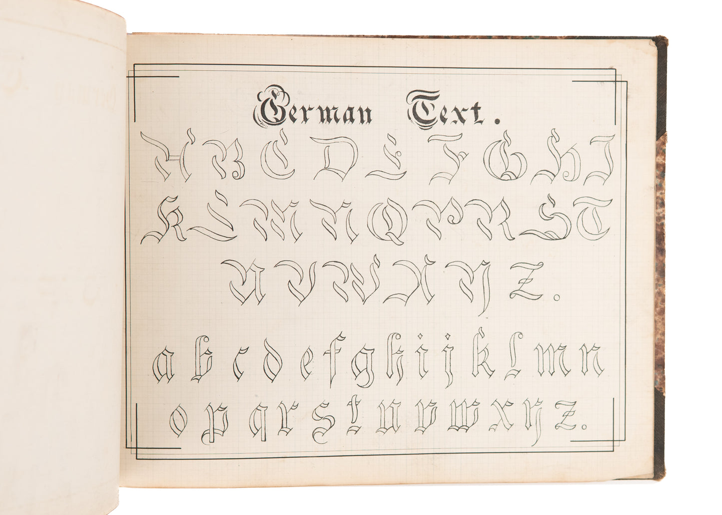 1885 H. L. RONALDS. 26pp MSs Fonts, Types, and Geometrical Drawings from Illinois State University.