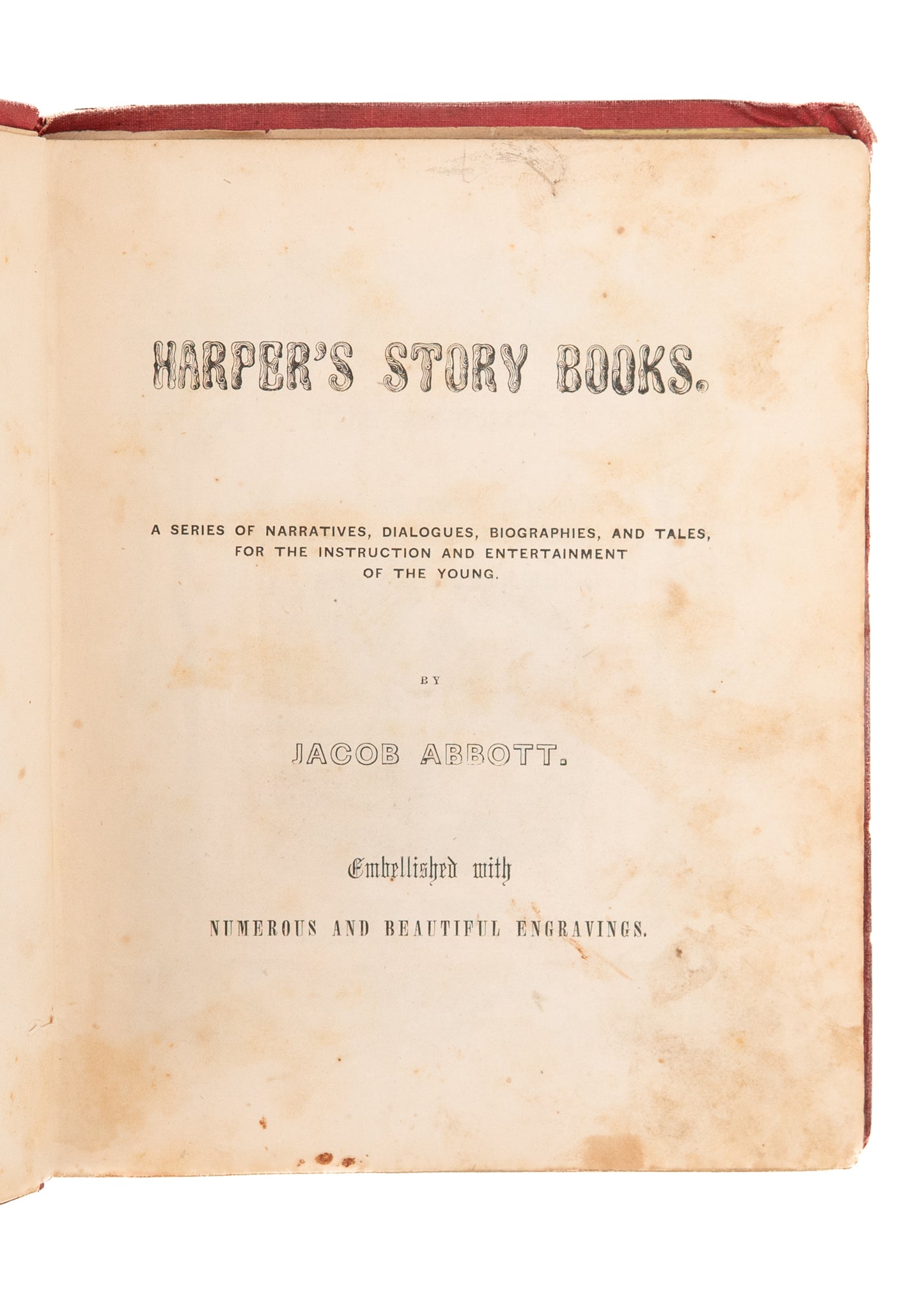1855 JACOB ABBOT. The Studio. Instruction in Drawing for American Children. Charming.