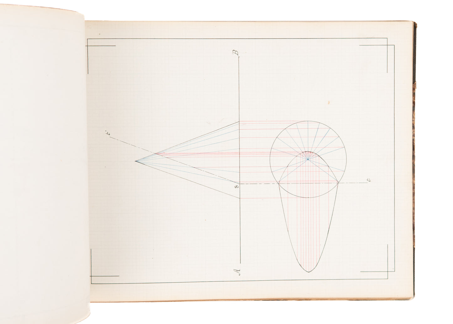 1885 H. L. RONALDS. 26pp MSs Fonts, Types, and Geometrical Drawings from Illinois State University.