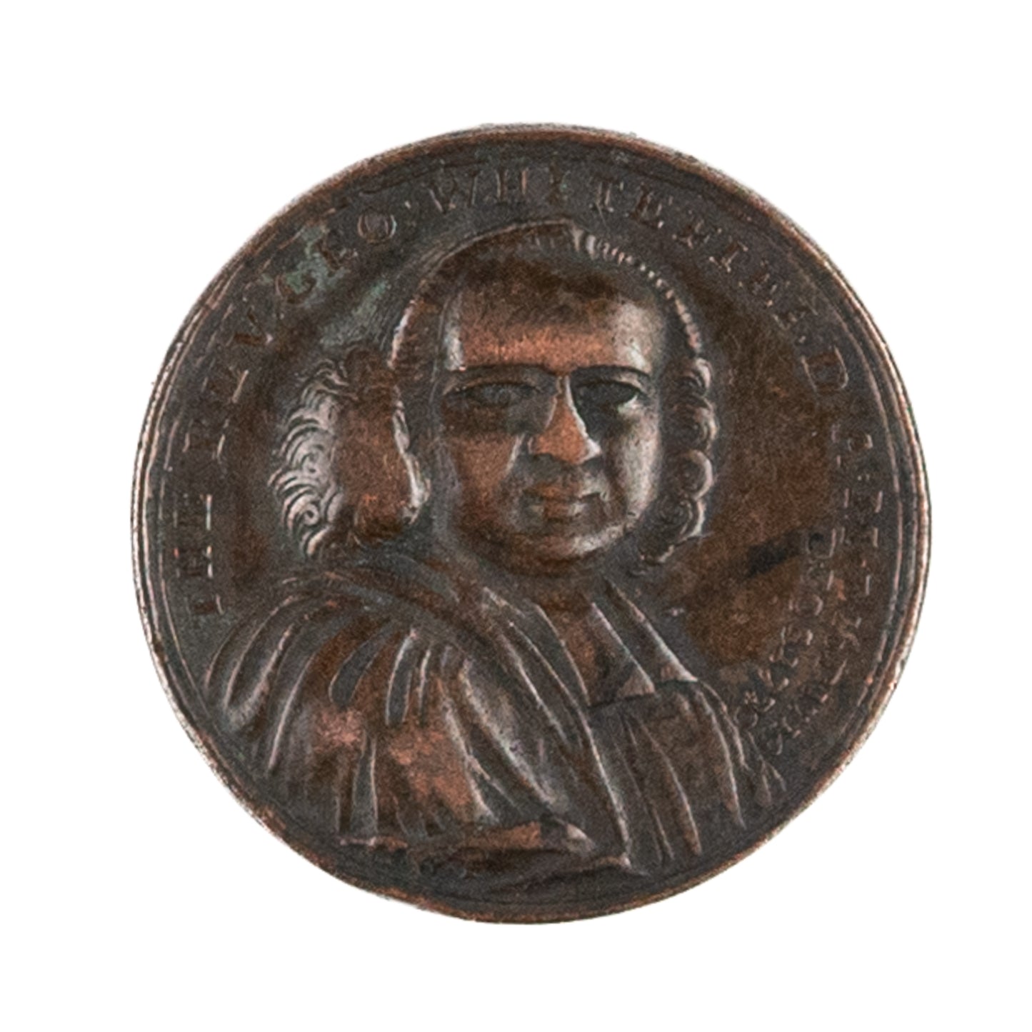 1770 GEORGE WHITEFIELD. Memorial Medallion Upon the Death of the Evangelist of the Great Awakening.