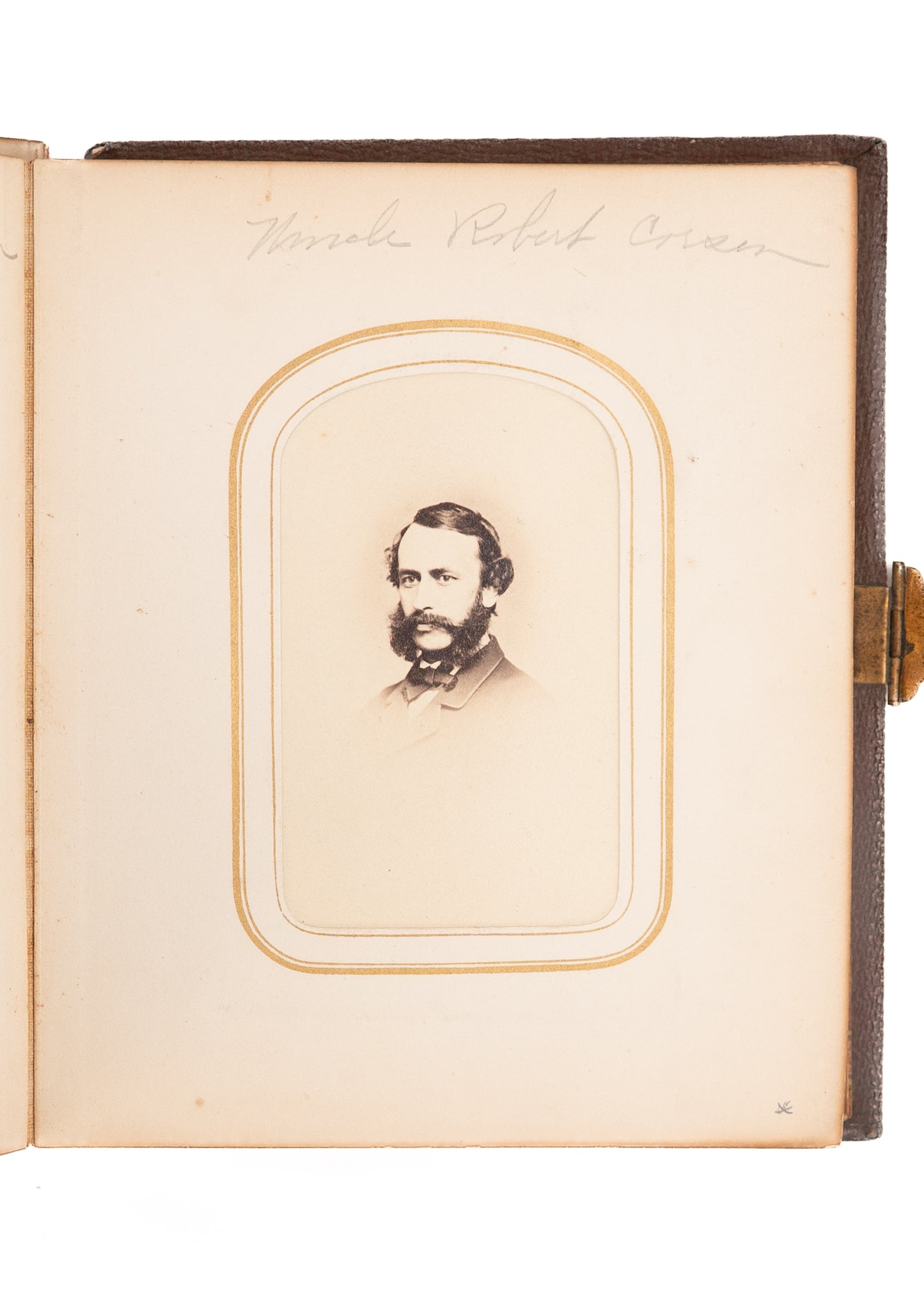 1863 54th COLORED TROOPS. Carte de Visite Album Containing 7 Photos of Primary Recruiter.