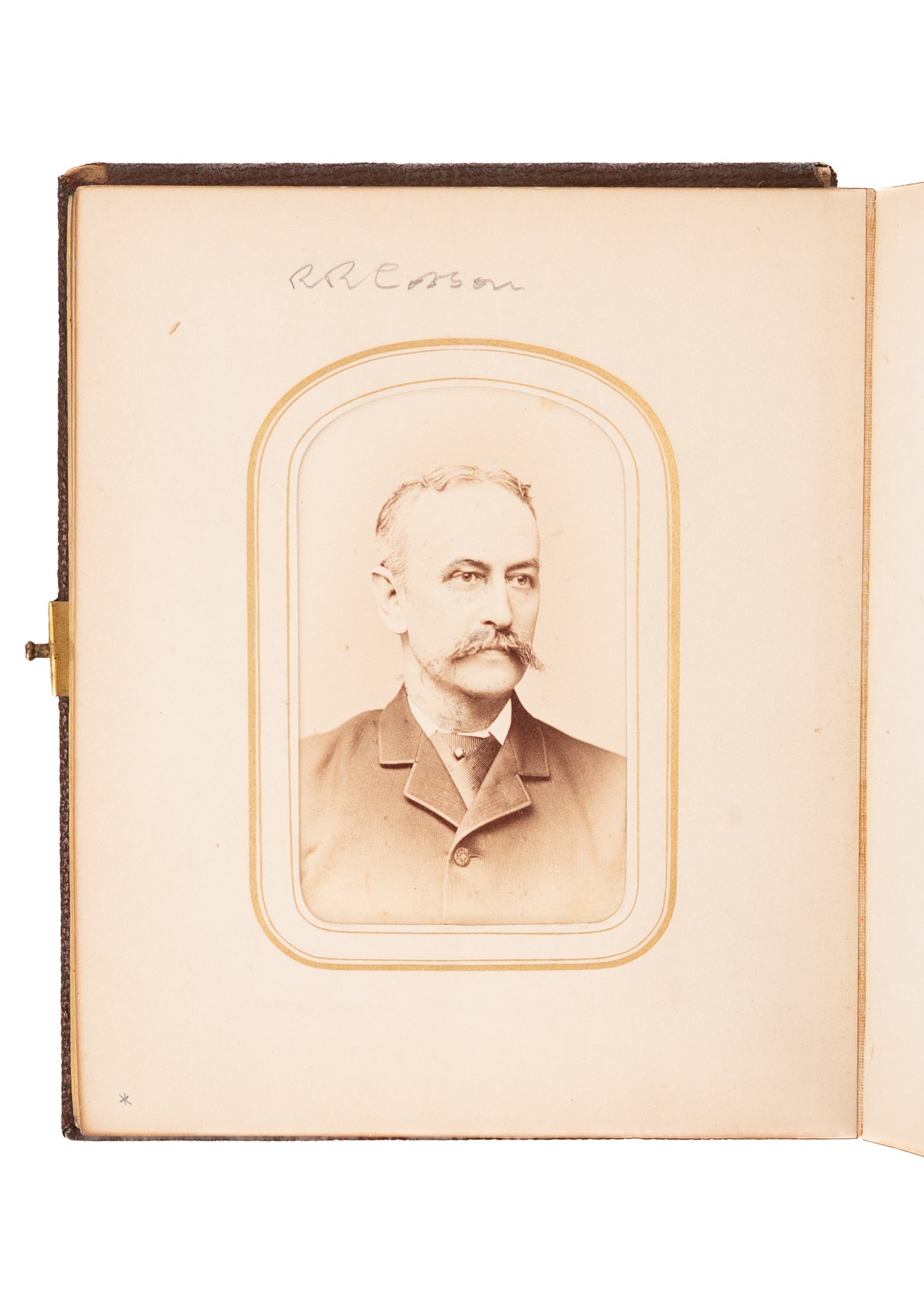 1863 54th COLORED TROOPS. Carte de Visite Album Containing 7 Photos of Primary Recruiter.