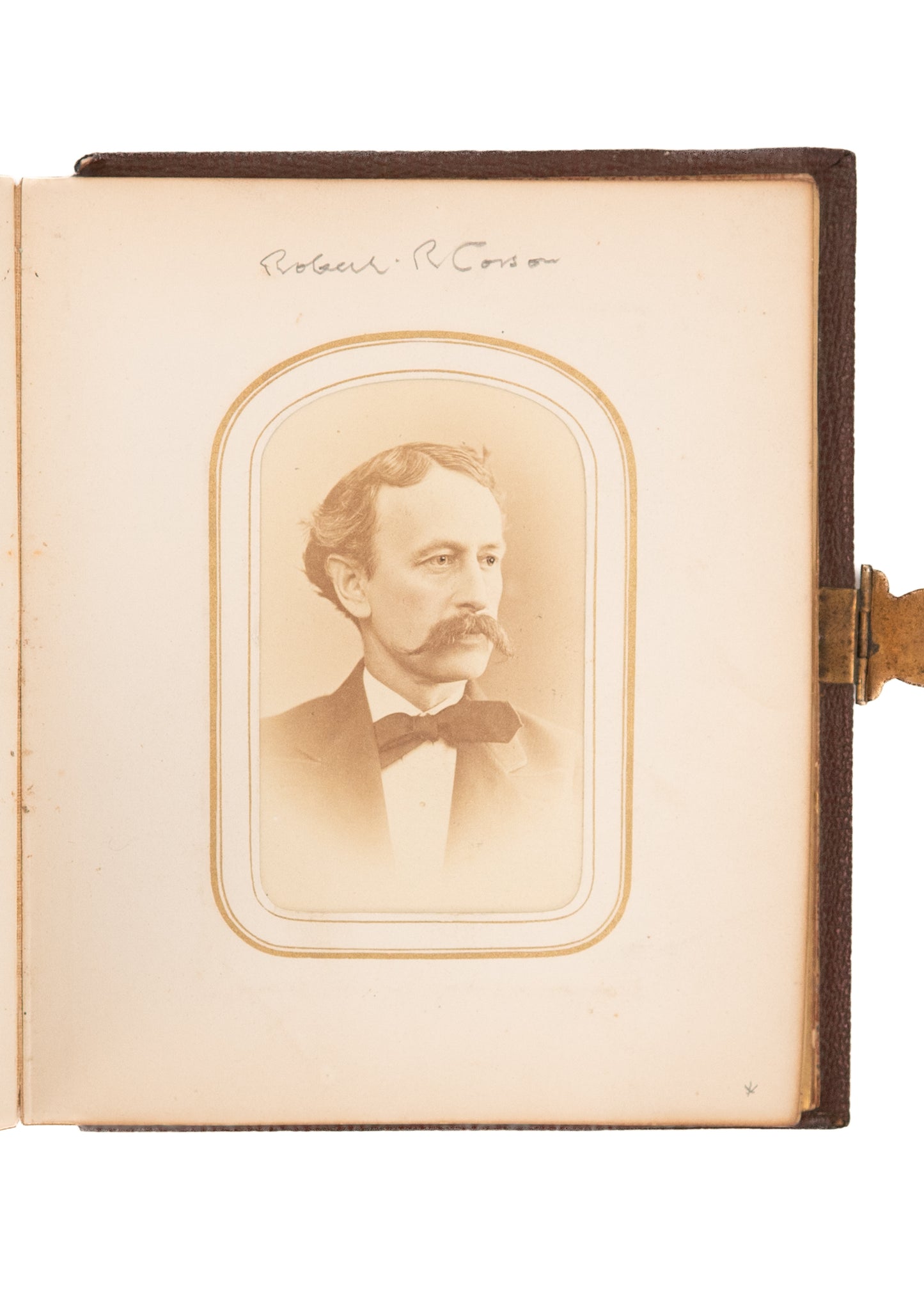 1863 54th COLORED TROOPS. Carte de Visite Album Containing 7 Photos of Primary Recruiter.
