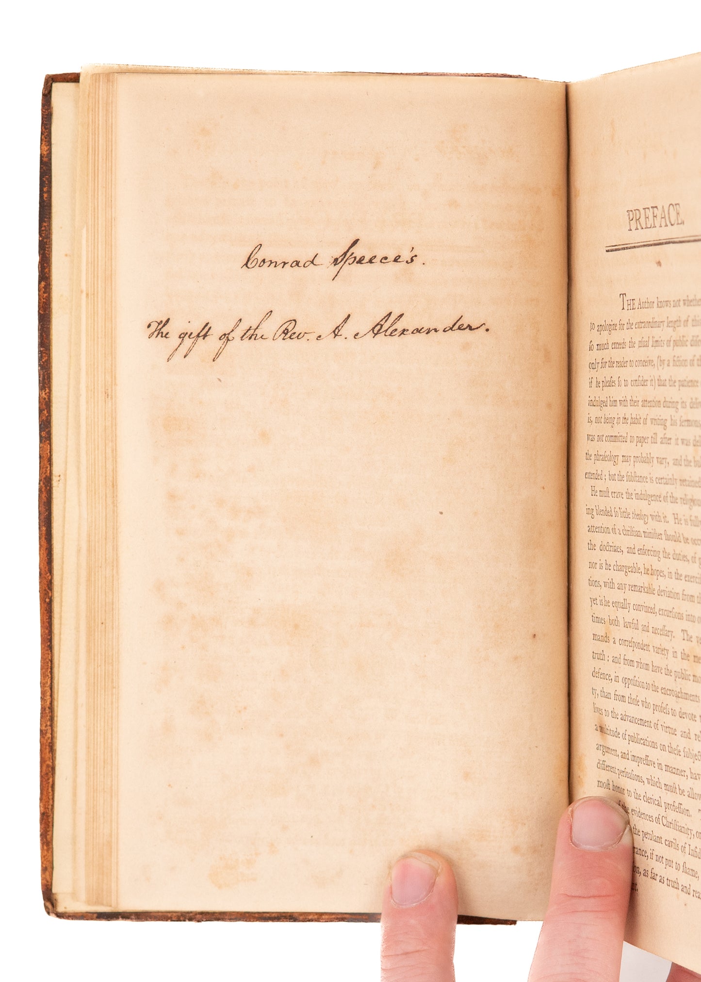1801-1808 ARCHIBALD A. ALEXANDER. Signed Sammelband of Rare Princeton Presbyterian Works.