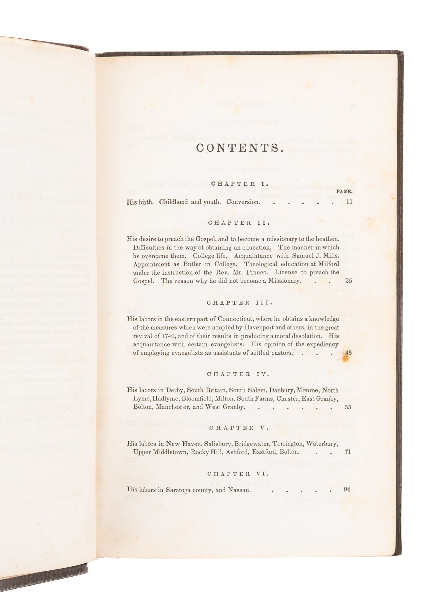 1853 ASAHEL NETTLETON. Early Revival Memoir of Asahel Nettleton - Second Great Awakening.