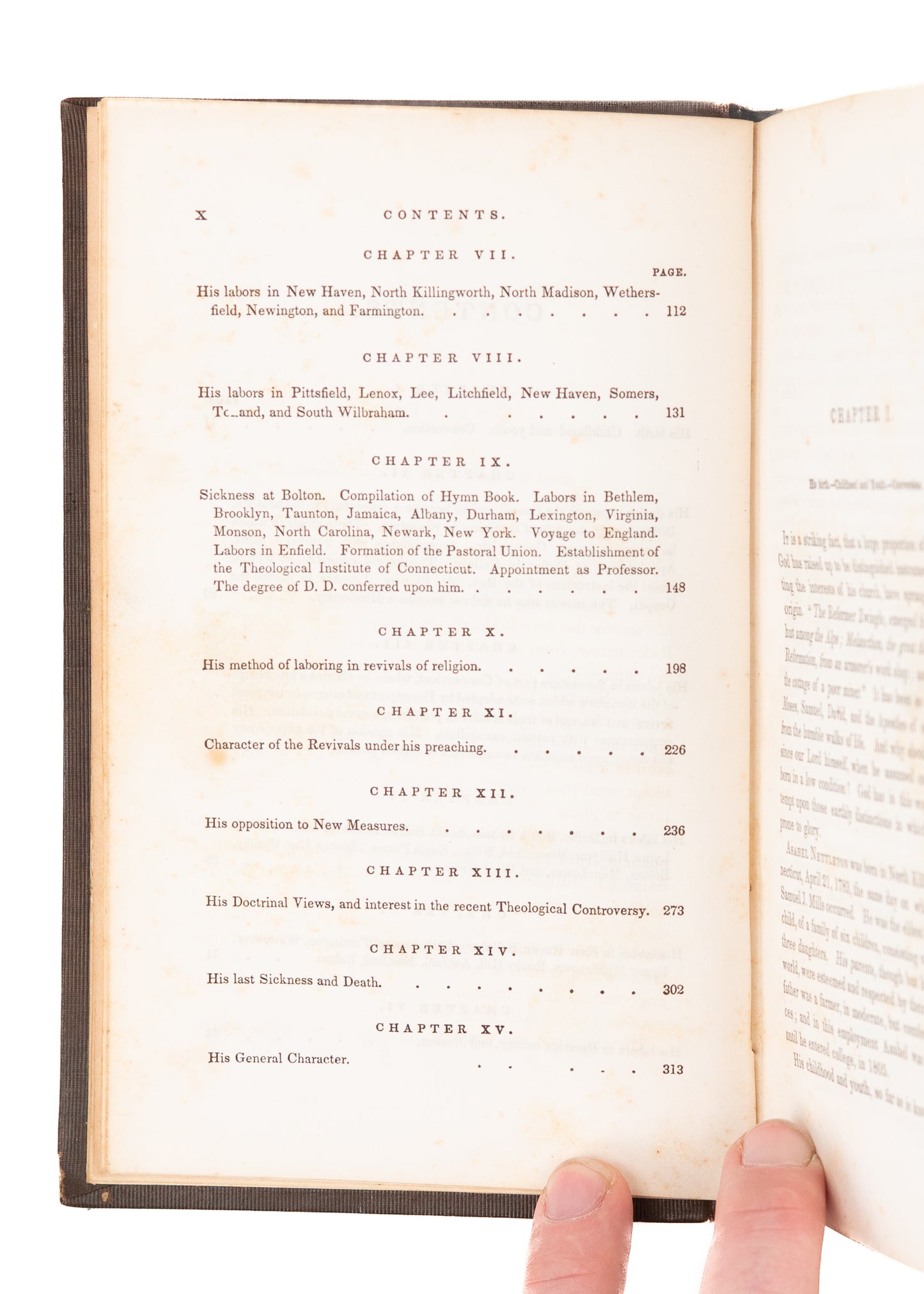 1853 ASAHEL NETTLETON. Early Revival Memoir of Asahel Nettleton - Second Great Awakening.