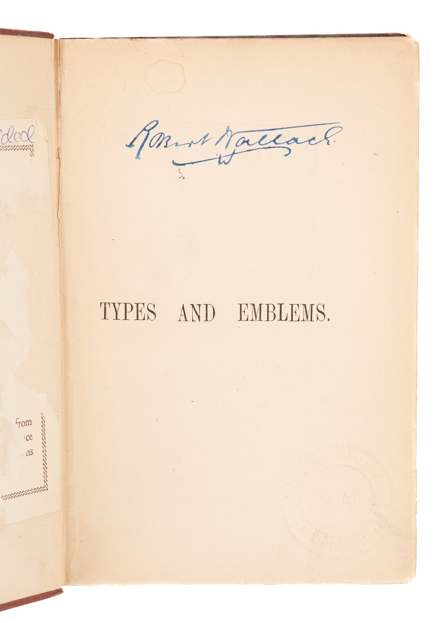 1873 C. H. SPURGEON. Types and Emblems. Passmore and Alabaster Victorian Binding.