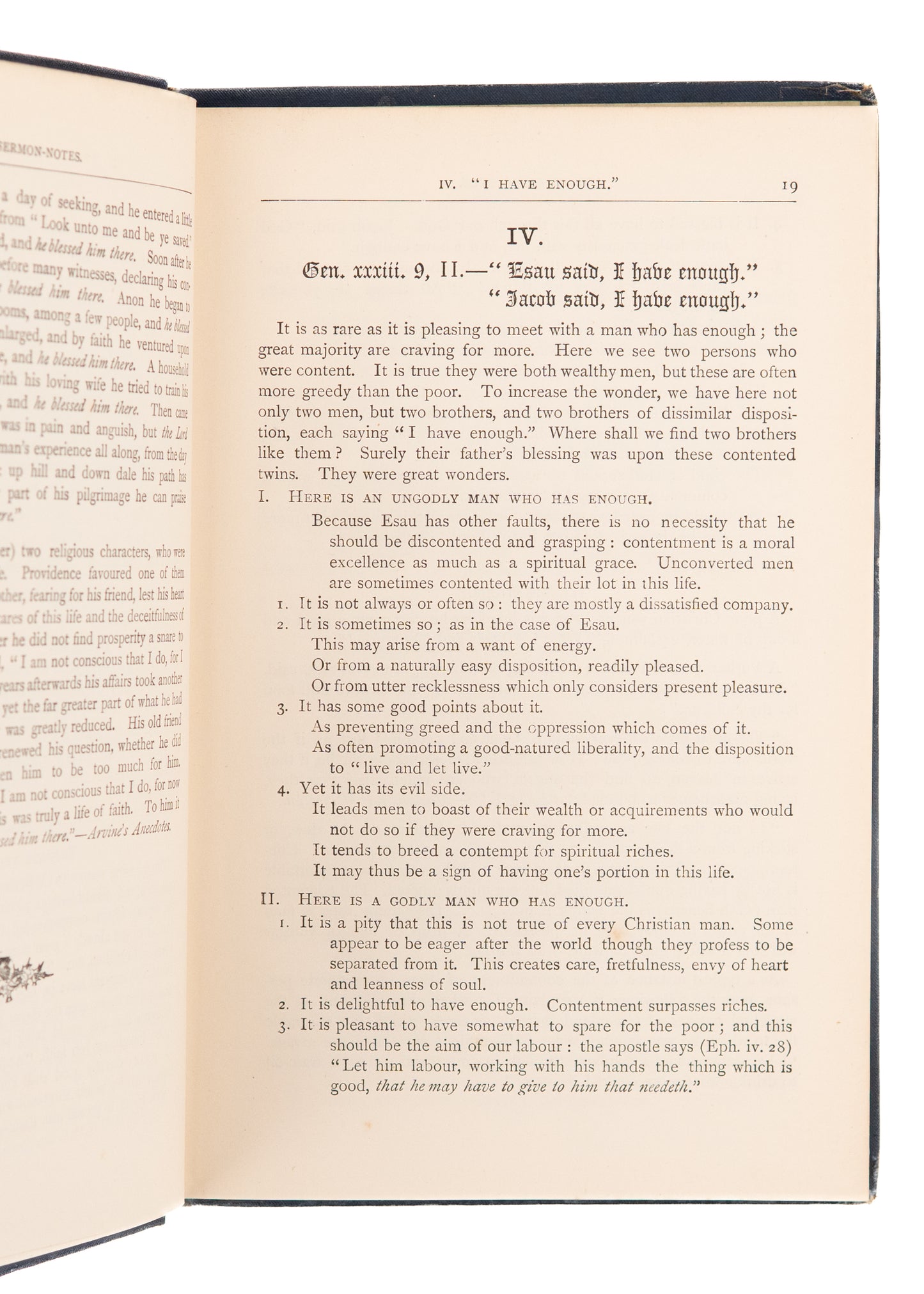 1887 C. H. SPURGEON. My Sermon Notes. From Genesis to Proverbs.