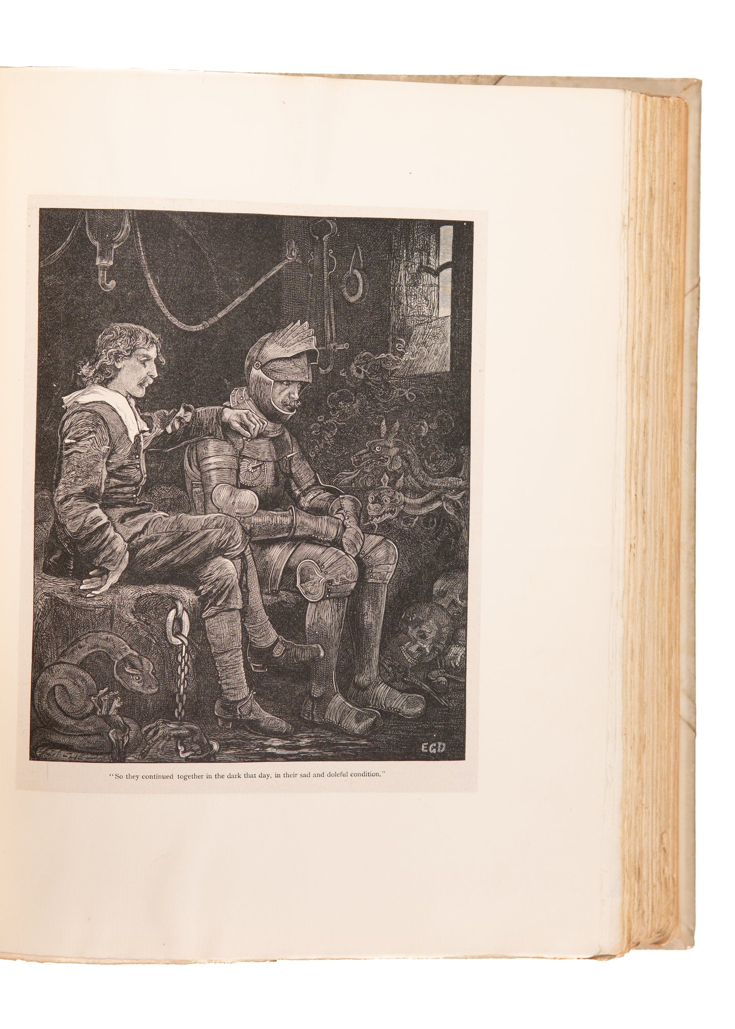 1880 JOHN BUNYAN. The Pilgrim's Progress. Limited Edition Folio in Vellum. Superb.